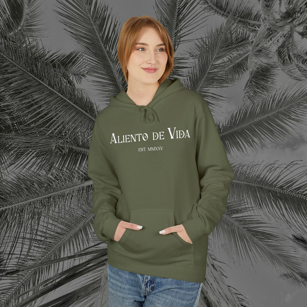 Throne of the Divine - (UNISEX) Midweight Fleece Hoodie - Aliento De Vida