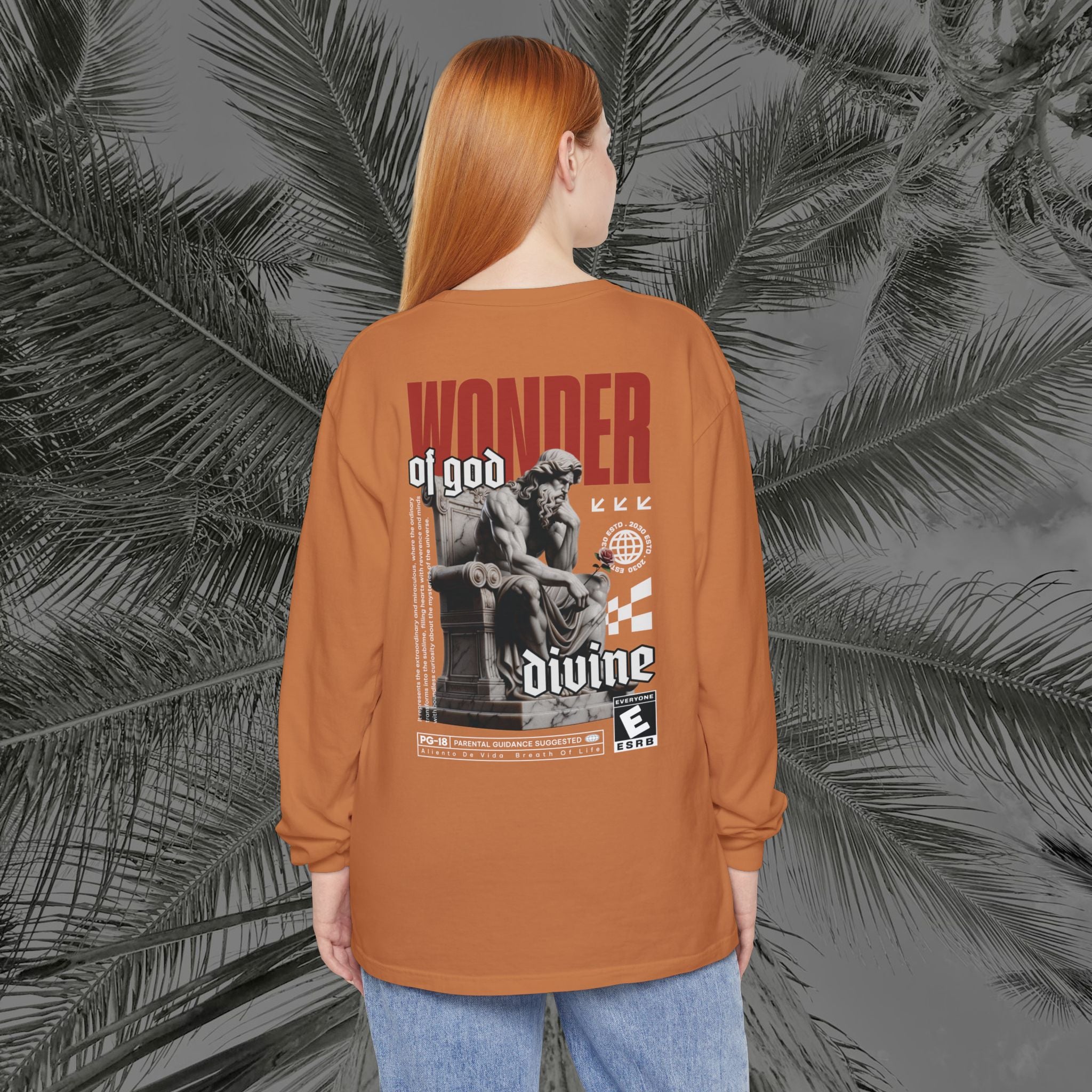 Throne of the Divine - (UNISEX) Long Sleeve Shirt - Aliento De Vida