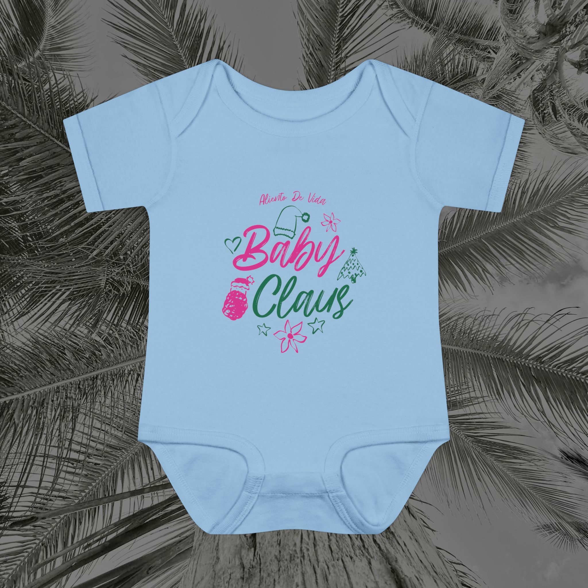 Baby Claus Magic - (Girls) Baby Bodysuit / Infant Onesie - Aliento De vida