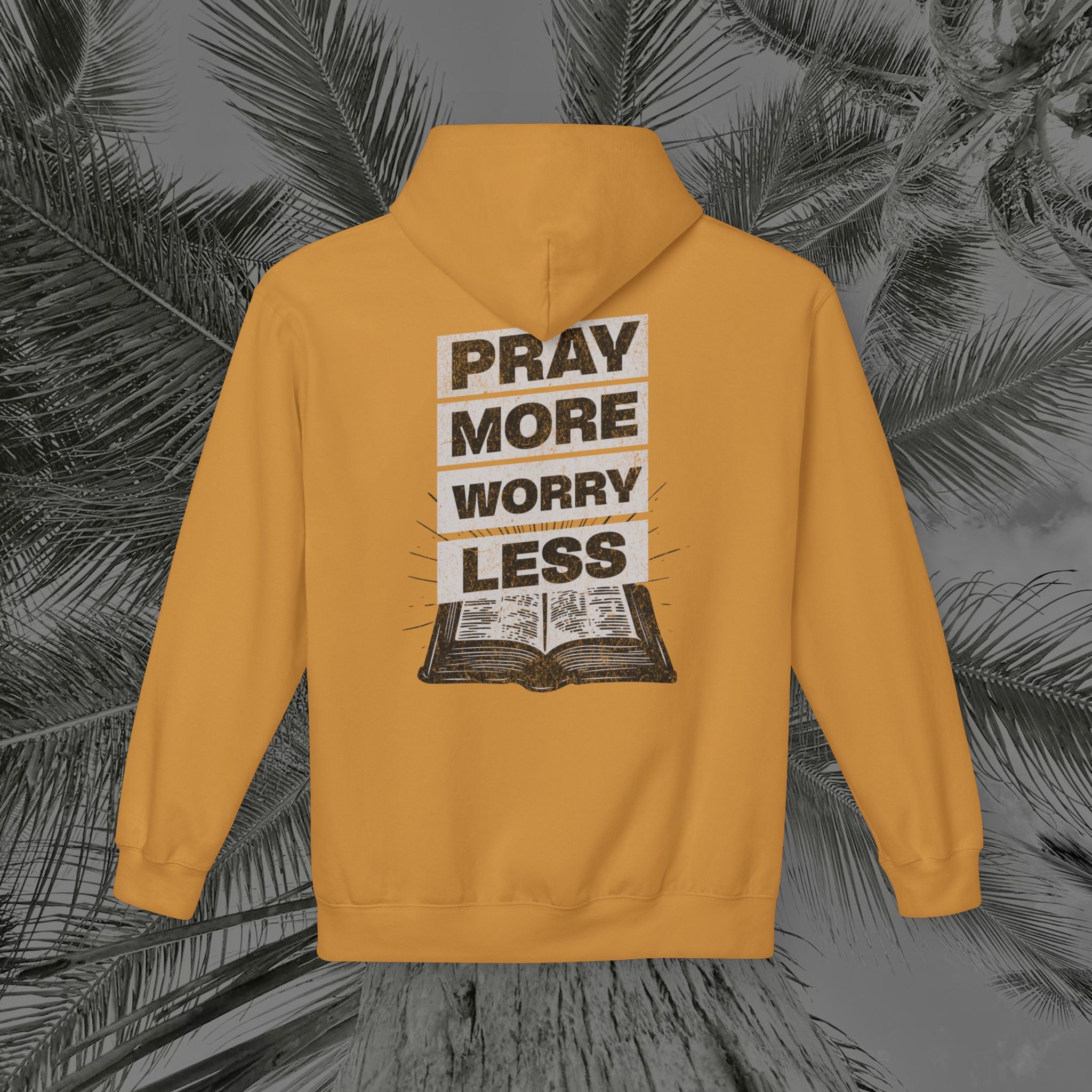 Peace Through Prayer - (UNISEX) Midweight Fleece Hoodie - Aliento De Vida
