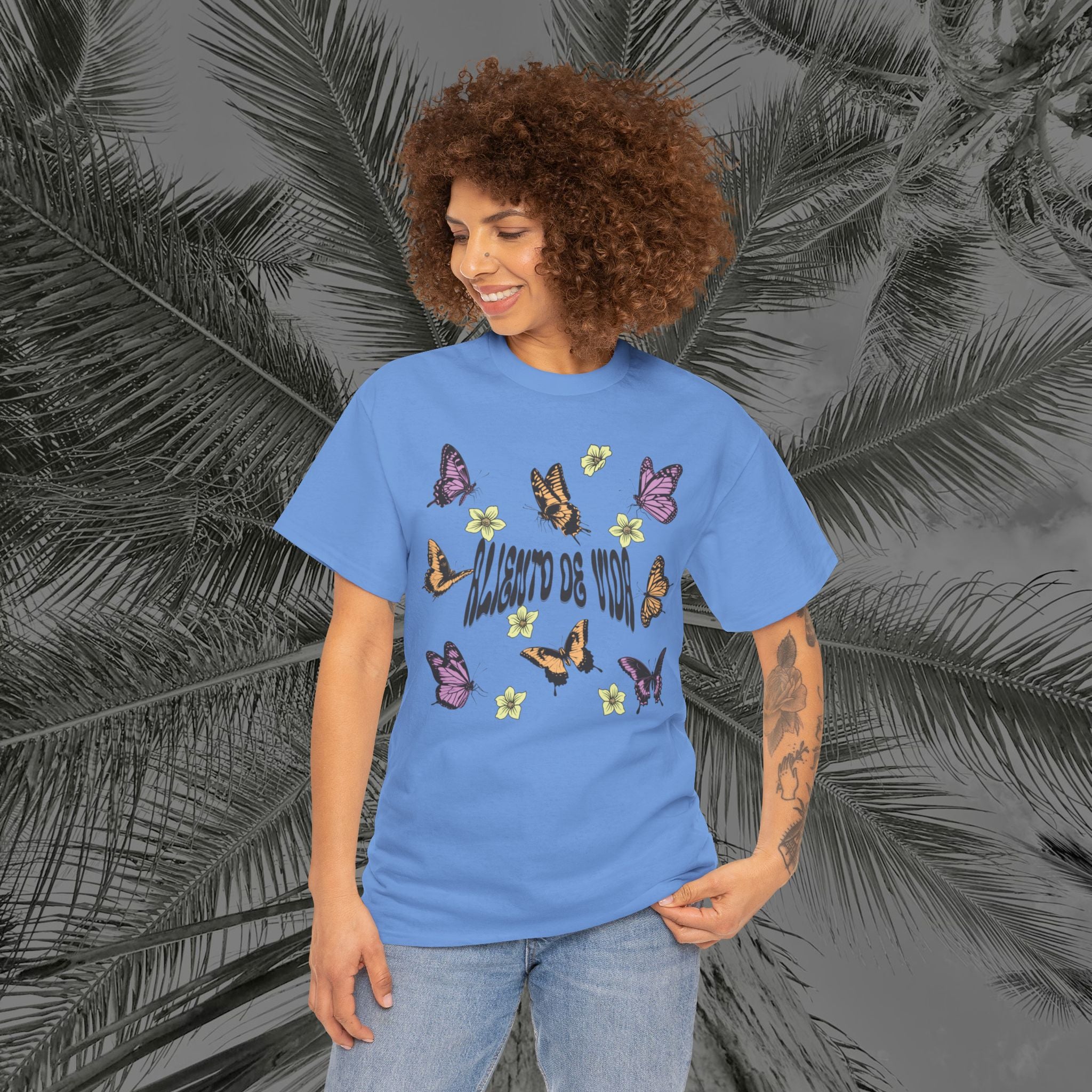 Butterfly Effect - (UNISEX) Heavy Cotton T-Shirt - Aliento De Vida