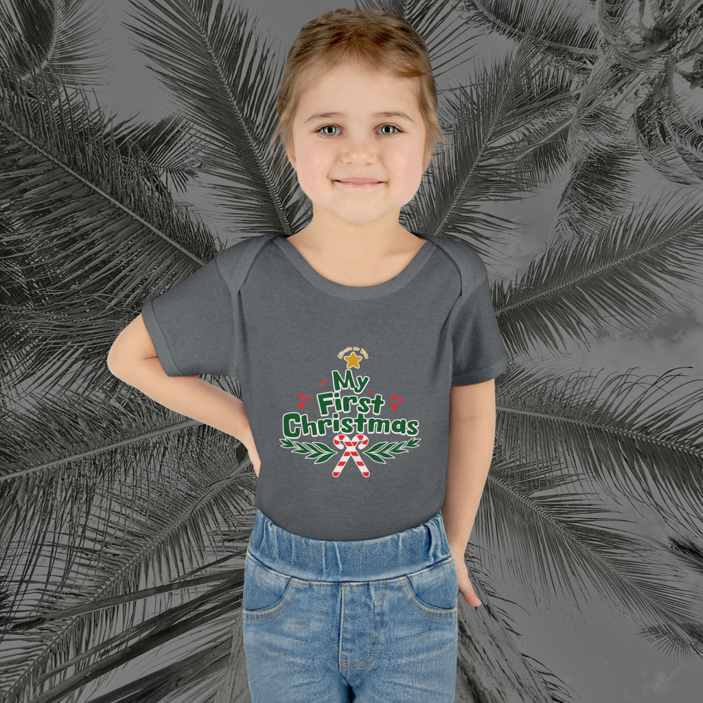 Tiny Tree Topper - (UNISEX) Baby Bodysuit / Infant Onesie - Aliento De Vida