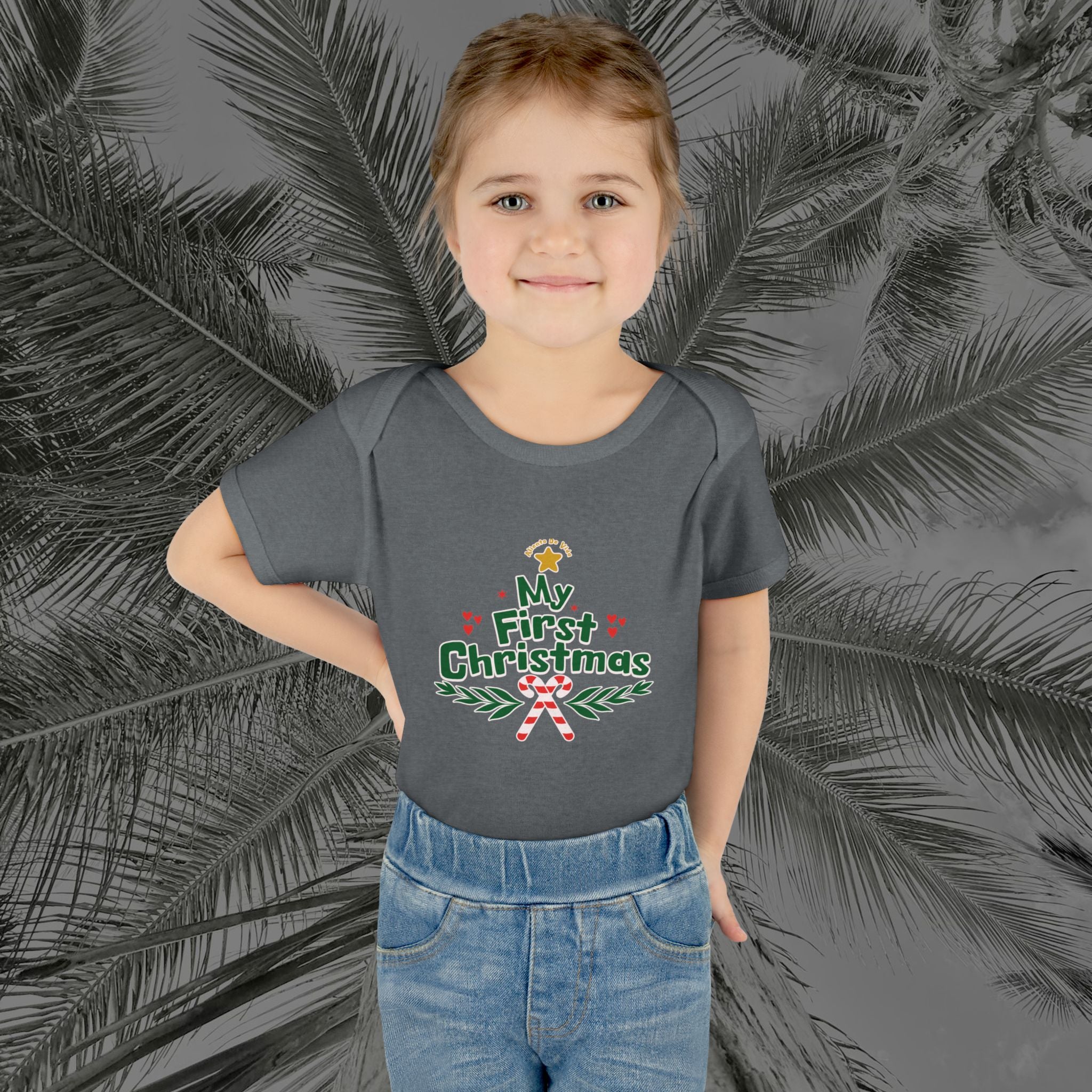 Tiny Tree Topper - (UNISEX) Baby Bodysuit / Infant Onesie - Aliento De Vida