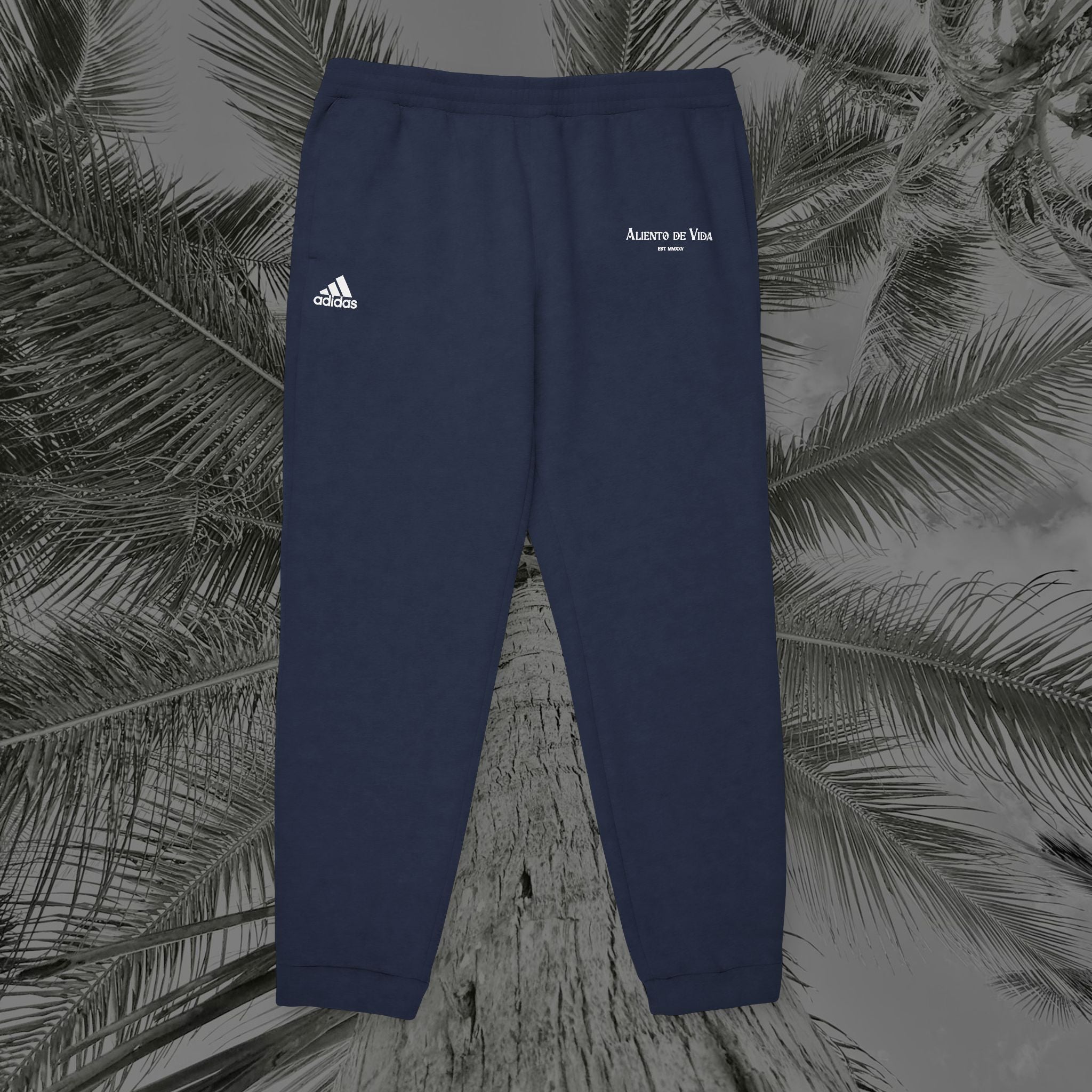 Aliento De Vida - (UNISEX) Adidas Fleece Joggers #2 (White)