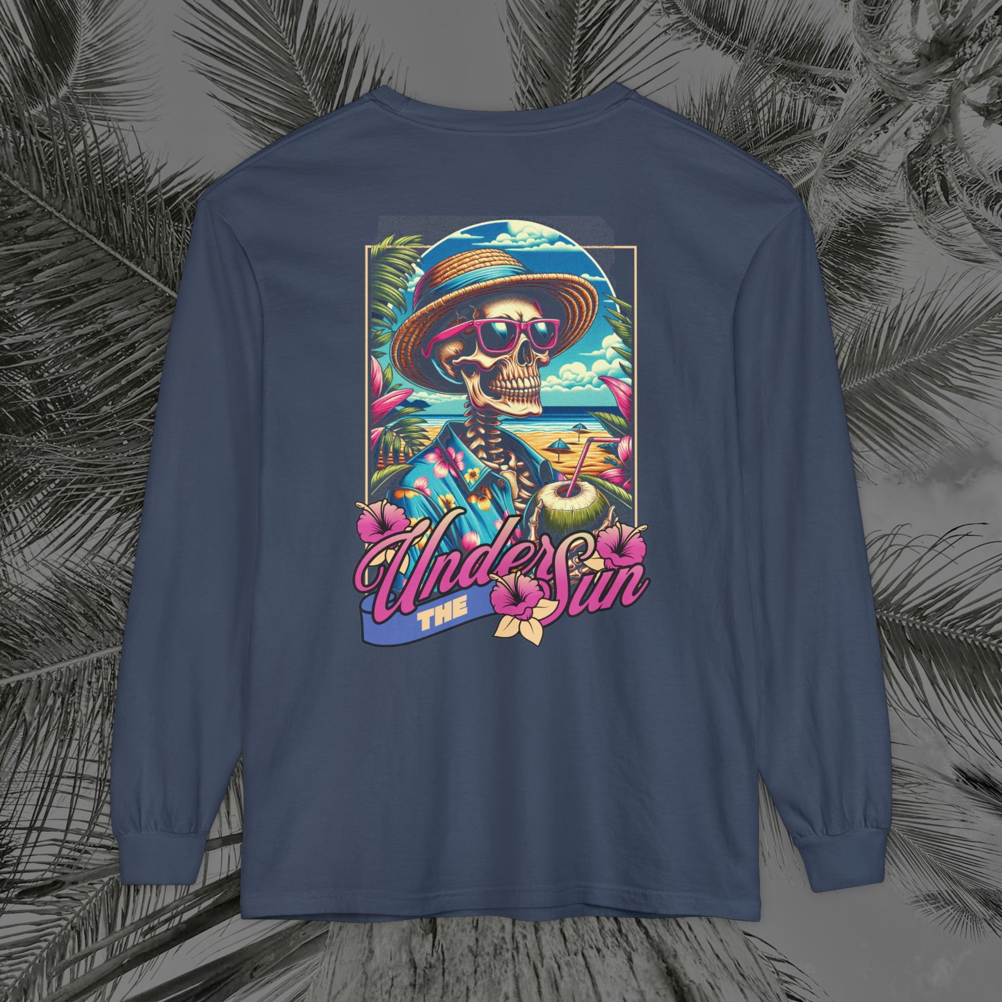 Resting Beach Face - (UNISEX) Long Sleeve Shirt - Aliento De Vida