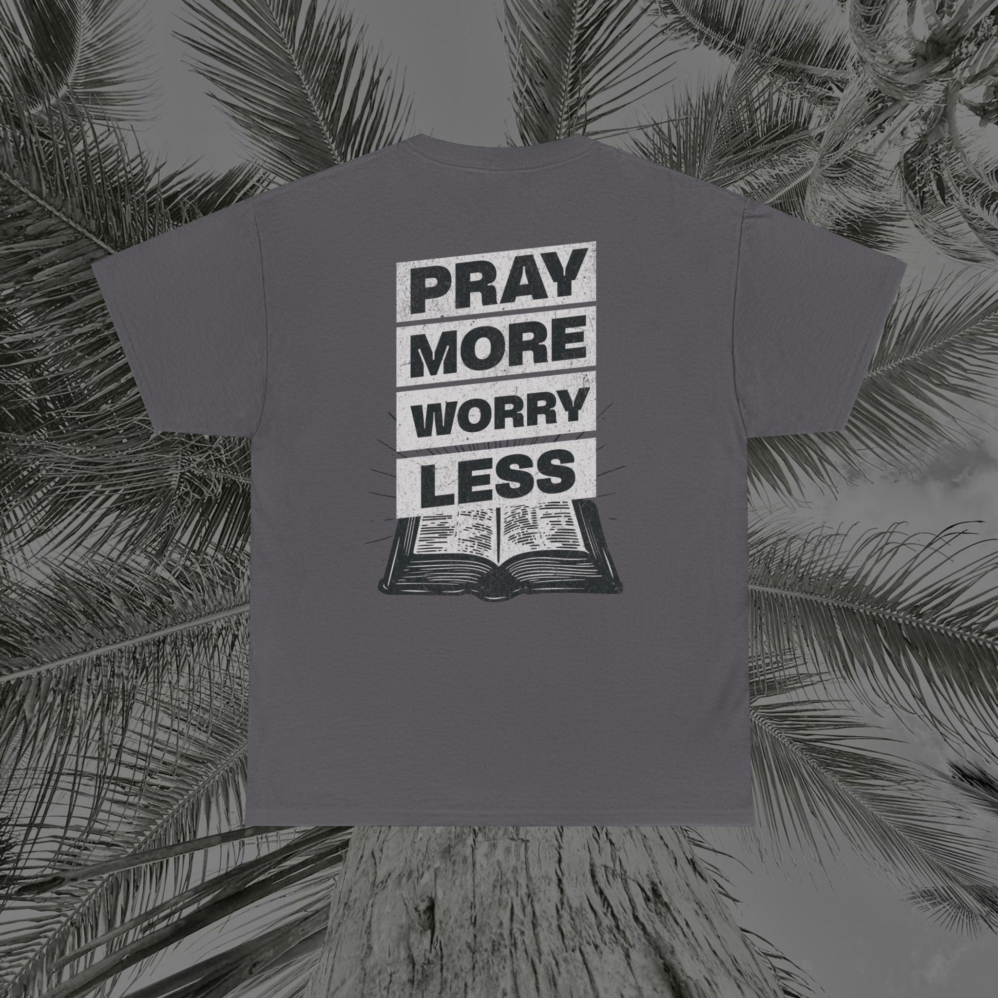 Peace Through Prayer - (UNISEX) Heavy Cotton Tee - Aliento De Vida