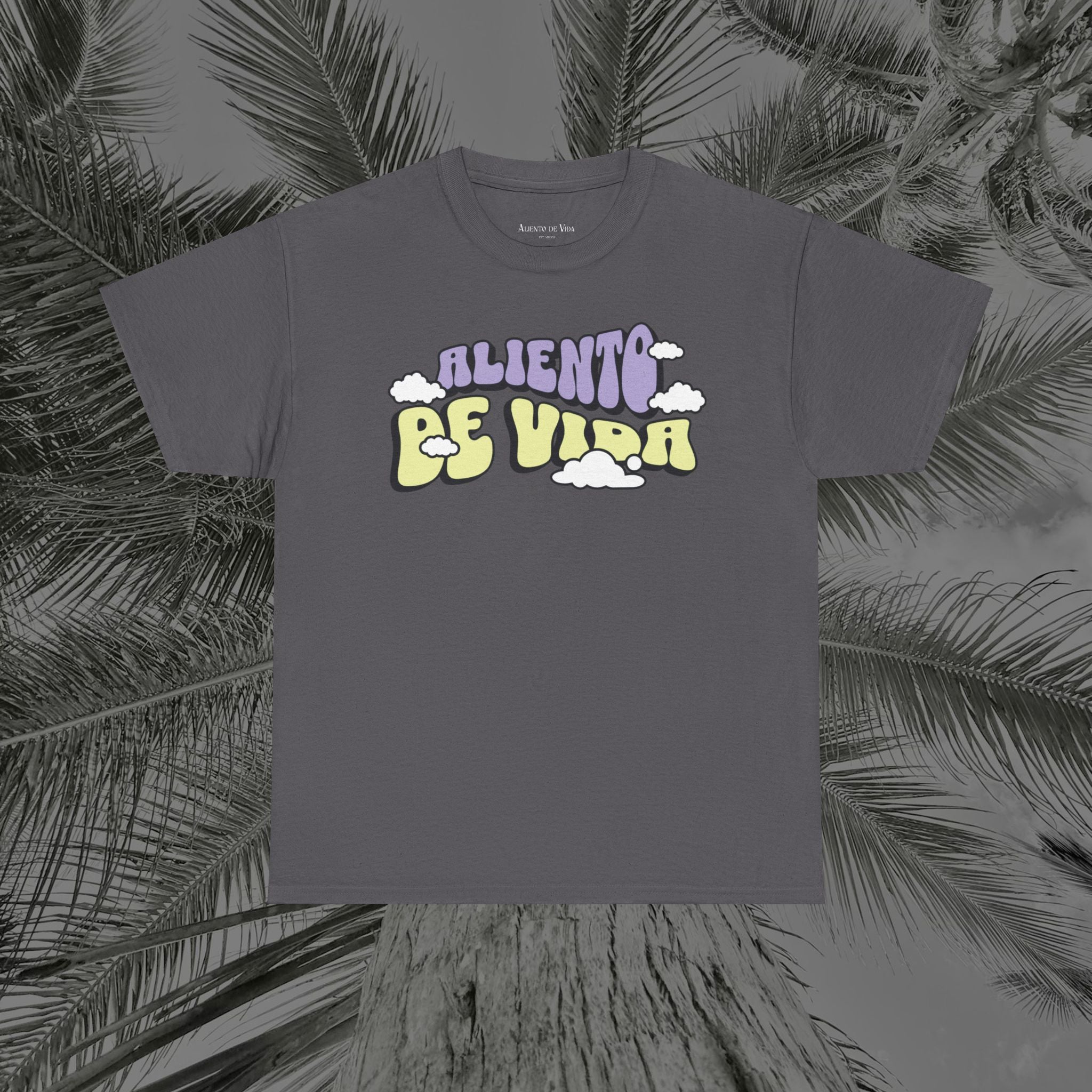 Clouds #1 - (UNISEX) Heavy Cotton T-Shirt - Aliento De Vida