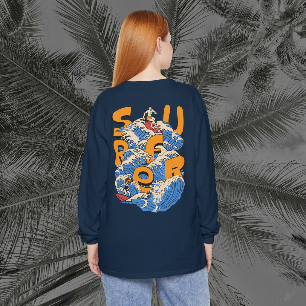 Ocean Motion - (UNISEX) Long Sleeve T-Shirt - Aliento de Vida