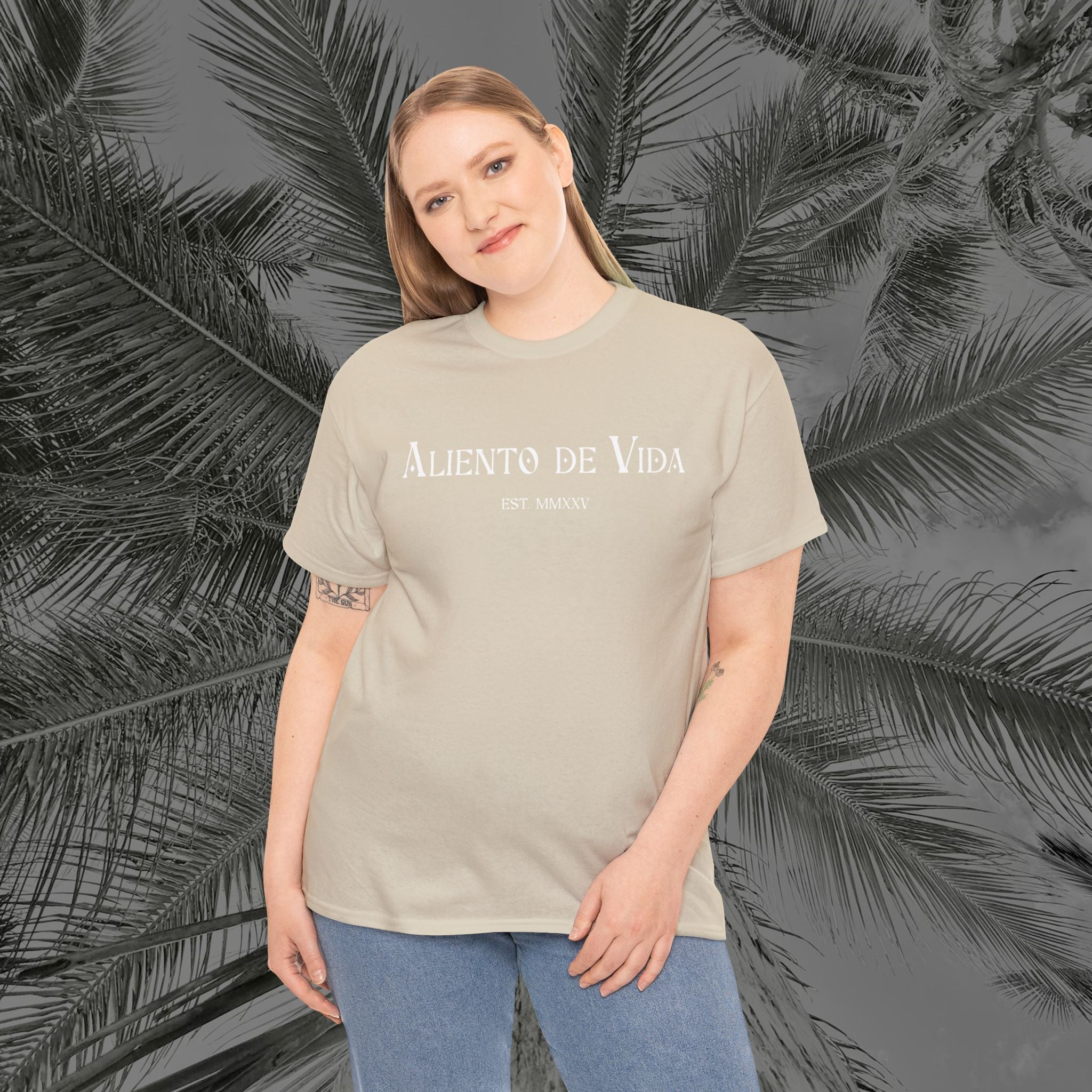 Beach, Please—I’m Dead - (UNISEX) Heavy Cotton T-Shirt - Aliento De Vida