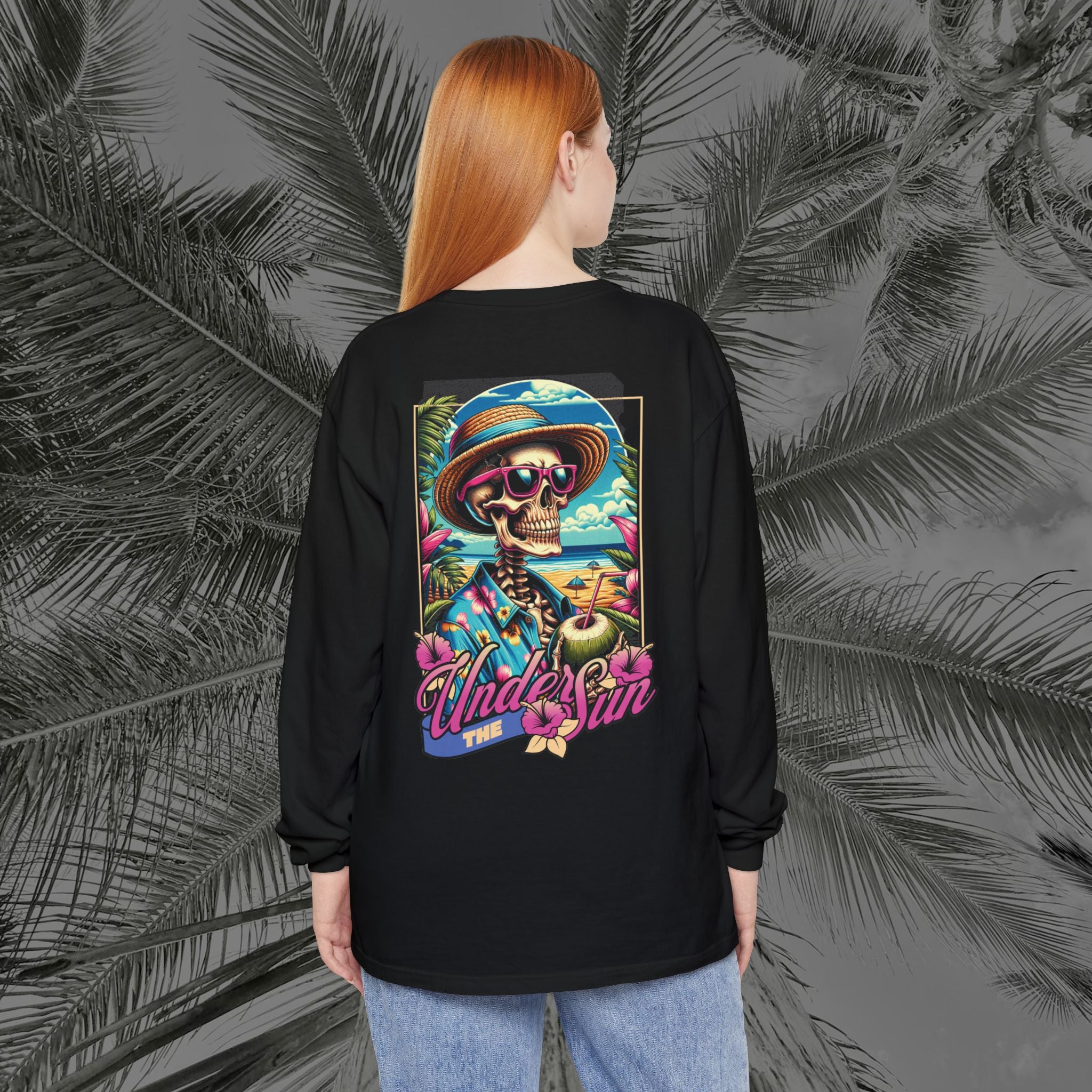 Resting Beach Face - (UNISEX) Long Sleeve Shirt - Aliento De Vida