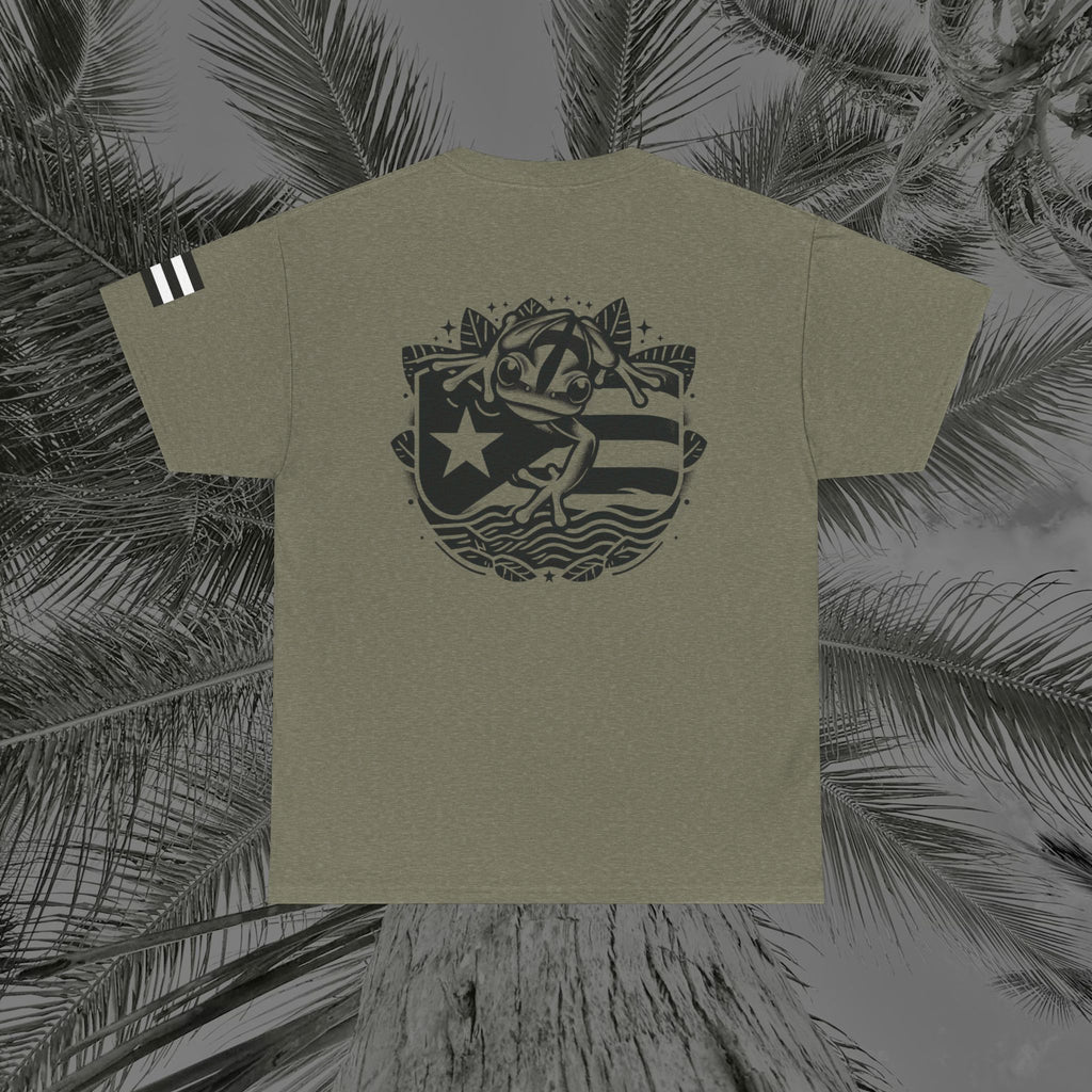Frog Of The Island - PR COLLECTION - (UNISEX) Heavy Cotton Tee - Aliento De Vida