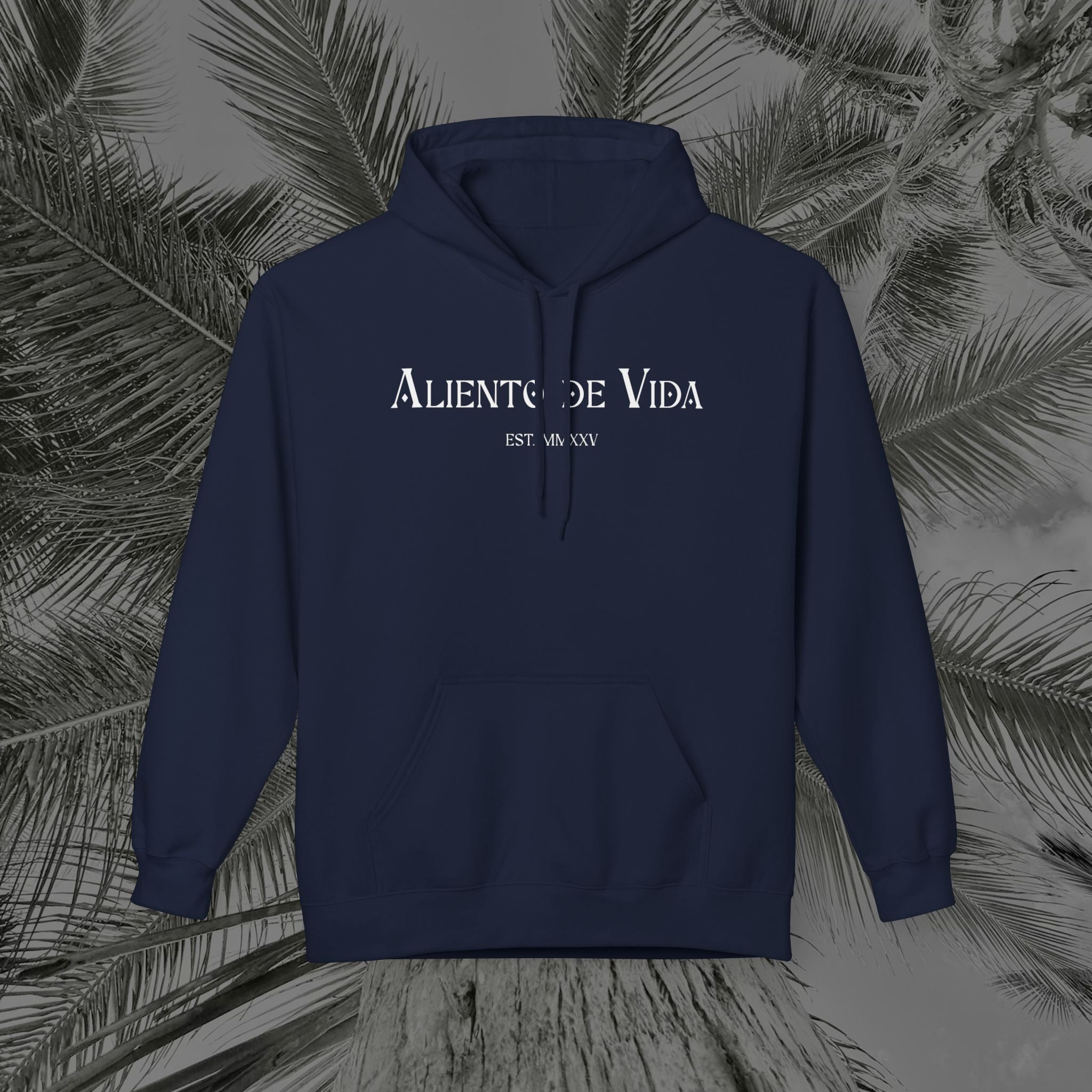 Resting Beach Face - (UNISEX) Midweight Fleece Hoodie - Aliento De Vida
