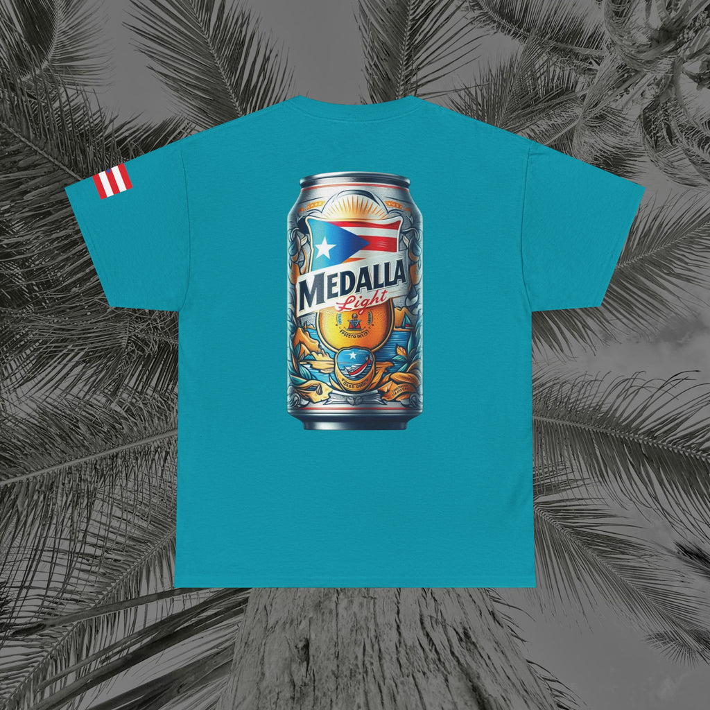 Crack Open A Unique Medalla - PR COLLECTION - (UNISEX) Heavy Cotton Tee - Aliento De Vida
