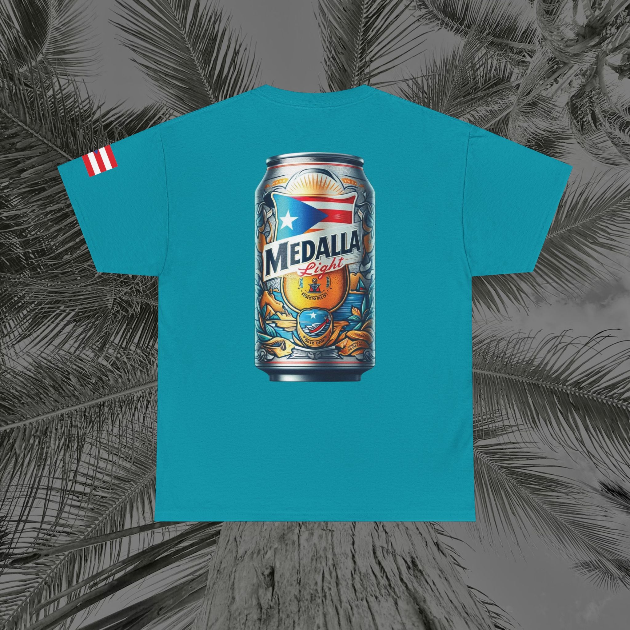 Crack Open A Unique Medalla - PR COLLECTION - (UNISEX) Heavy Cotton Tee - Aliento De Vida