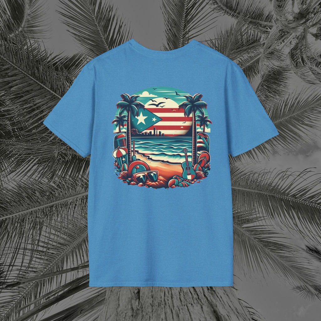 A Slice of Paradise - PR COLLECTION - (UNISEX) Soft style T-Shirt - Aliento De Vida