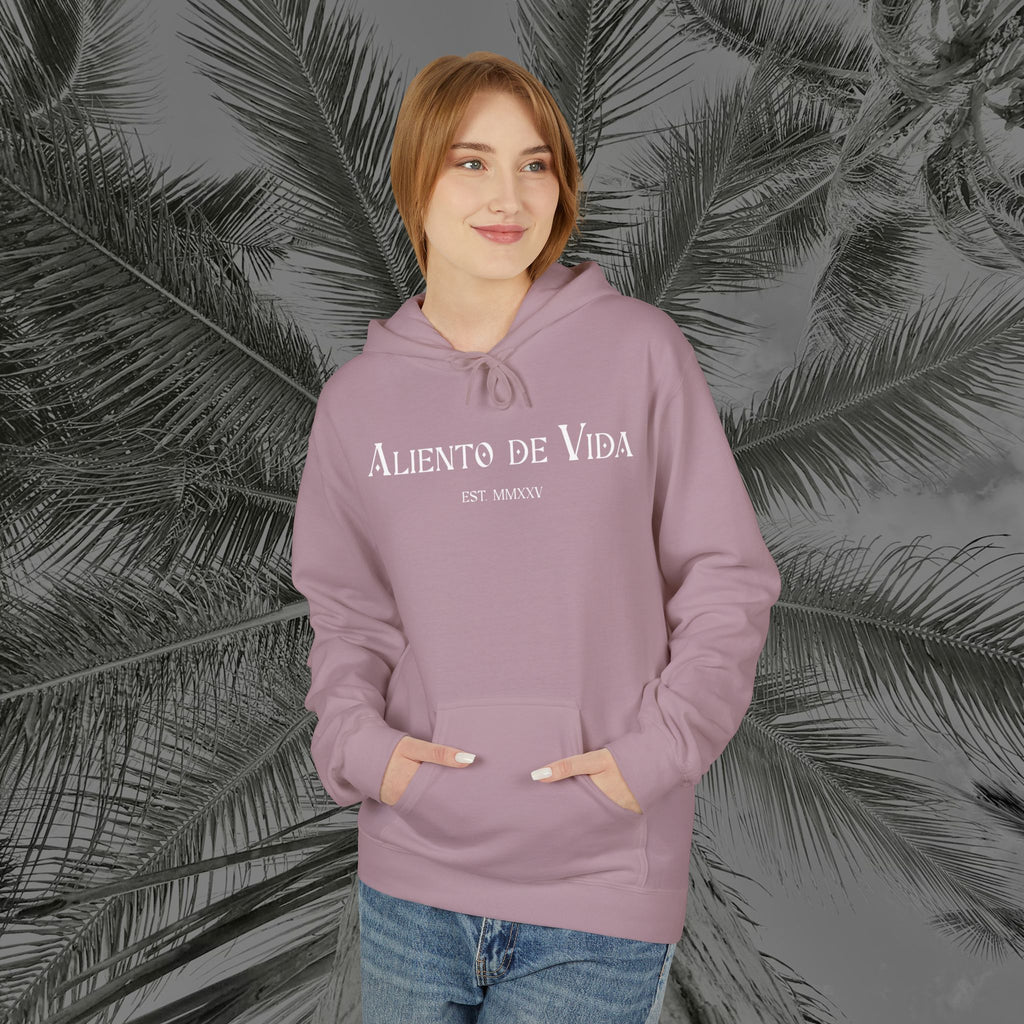 Peace Through Prayer - (UNISEX) Midweight Fleece Hoodie - Aliento De Vida