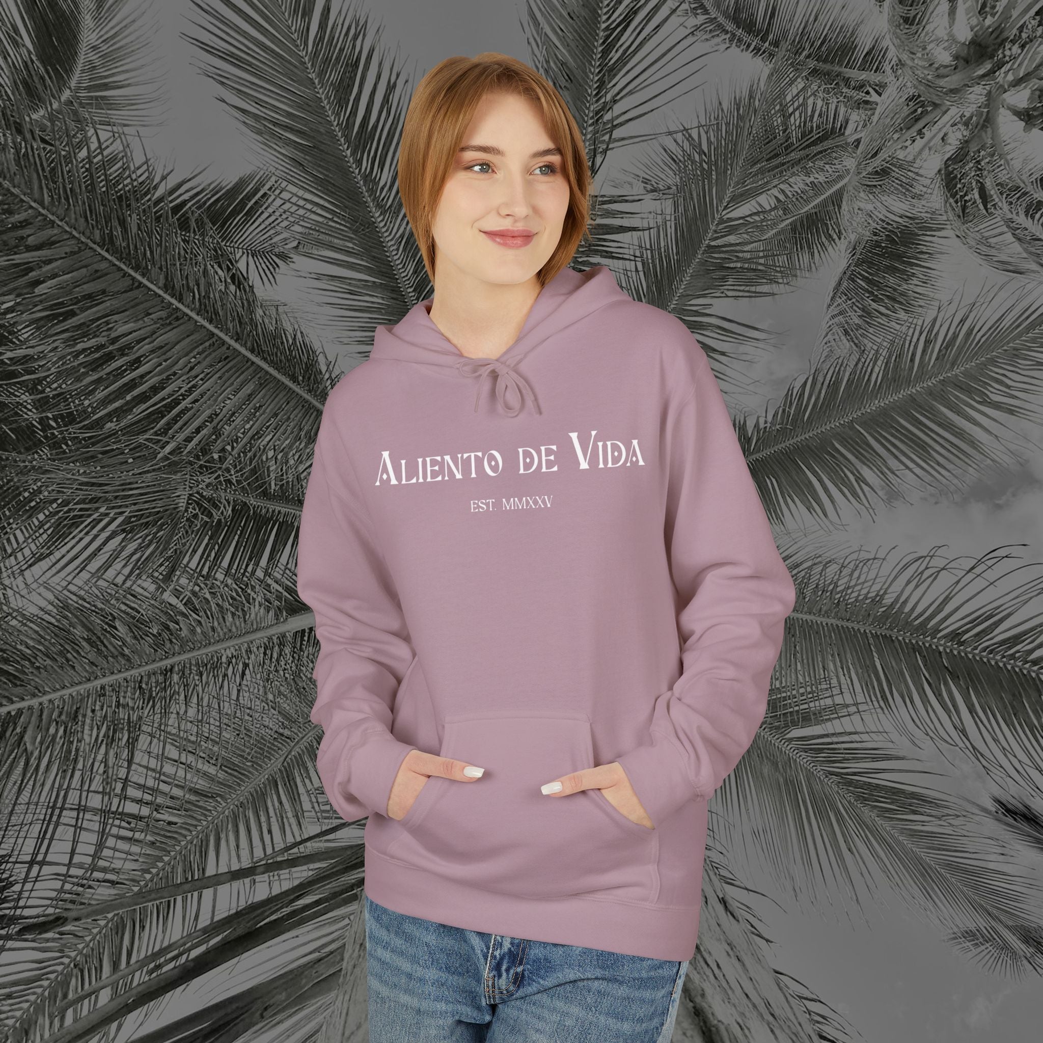Peace Through Prayer - (UNISEX) Midweight Fleece Hoodie - Aliento De Vida