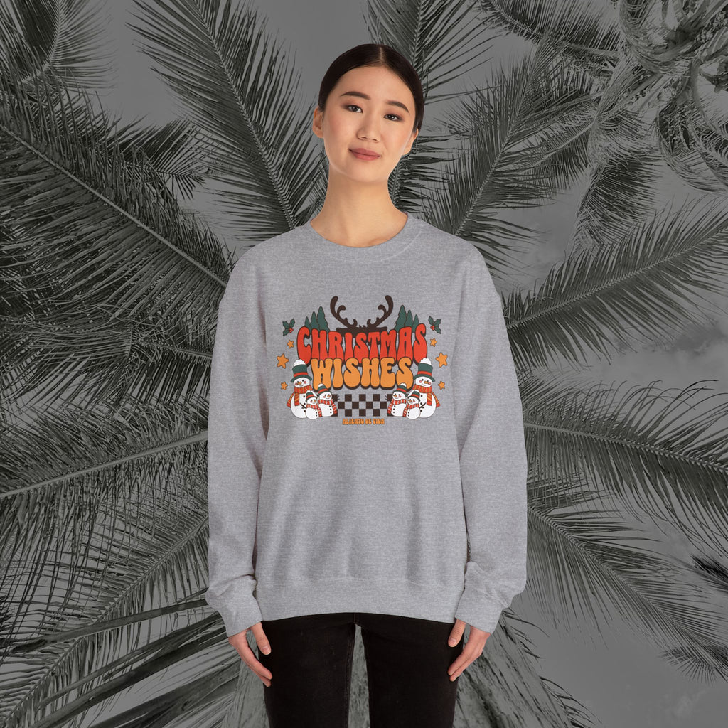 Chillin’ With My Snowmies - (UNISEX) Cozy Crewneck Sweatshirt - Aliento De Vida
