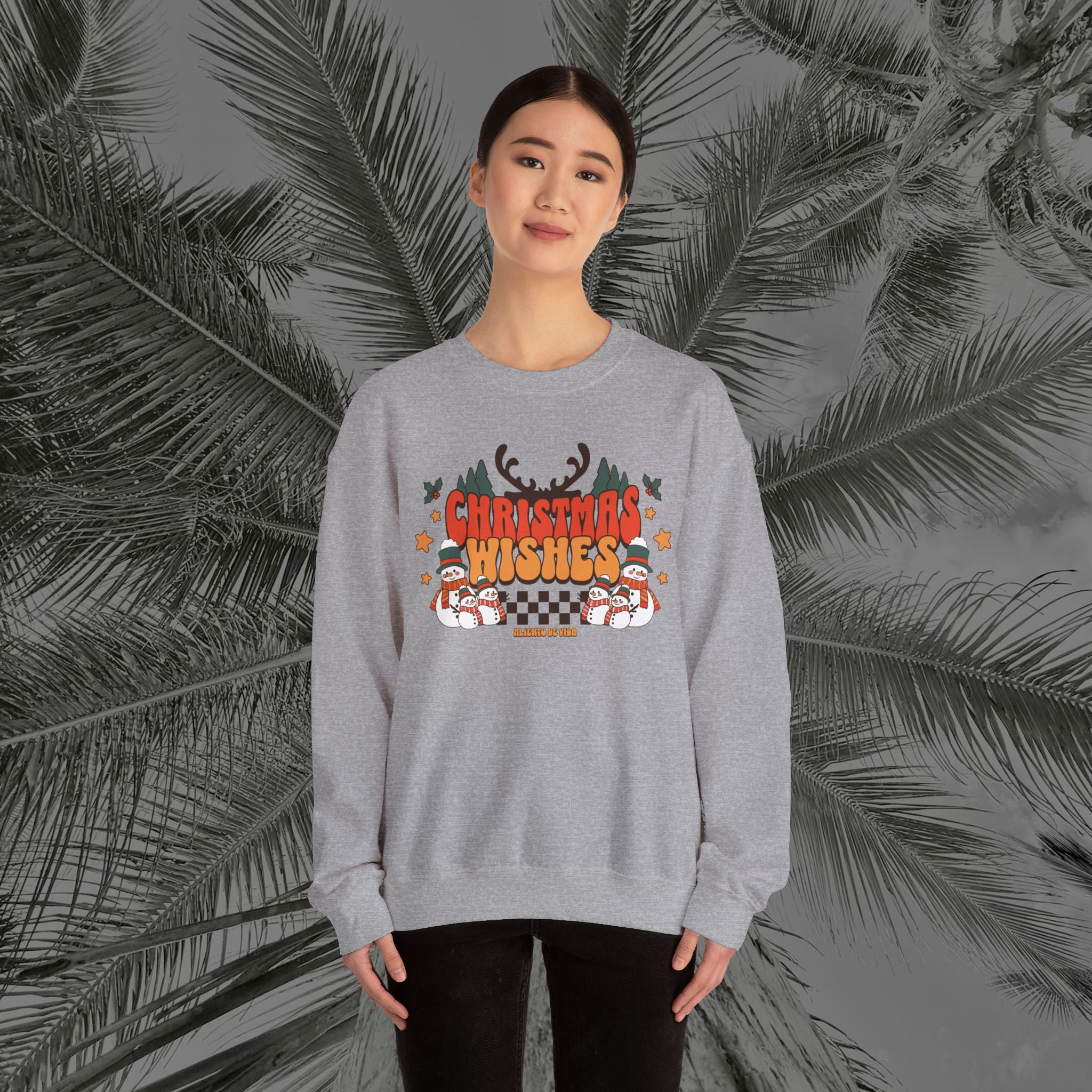 Chillin’ With My Snowmies - (UNISEX) Cozy Crewneck Sweatshirt - Aliento De Vida