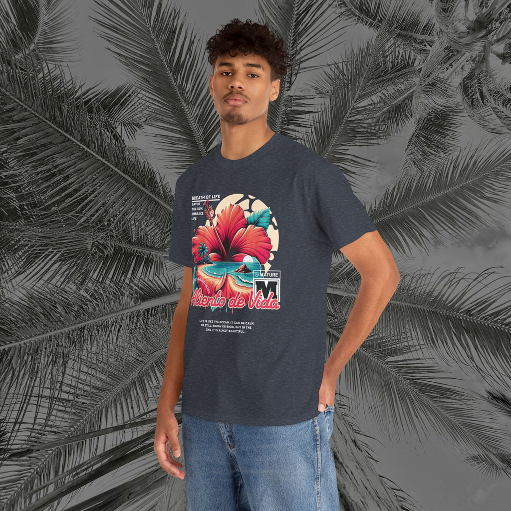 Breath Of Paradise - (UNISEX) Heavy Cotton T-Shirt - Aliento De Vida