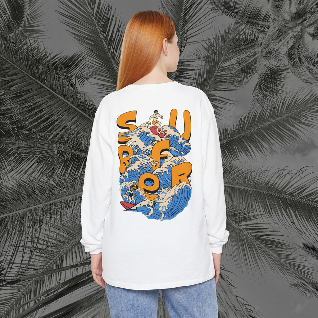 Ocean Motion - (UNISEX) Long Sleeve T-Shirt - Aliento de Vida