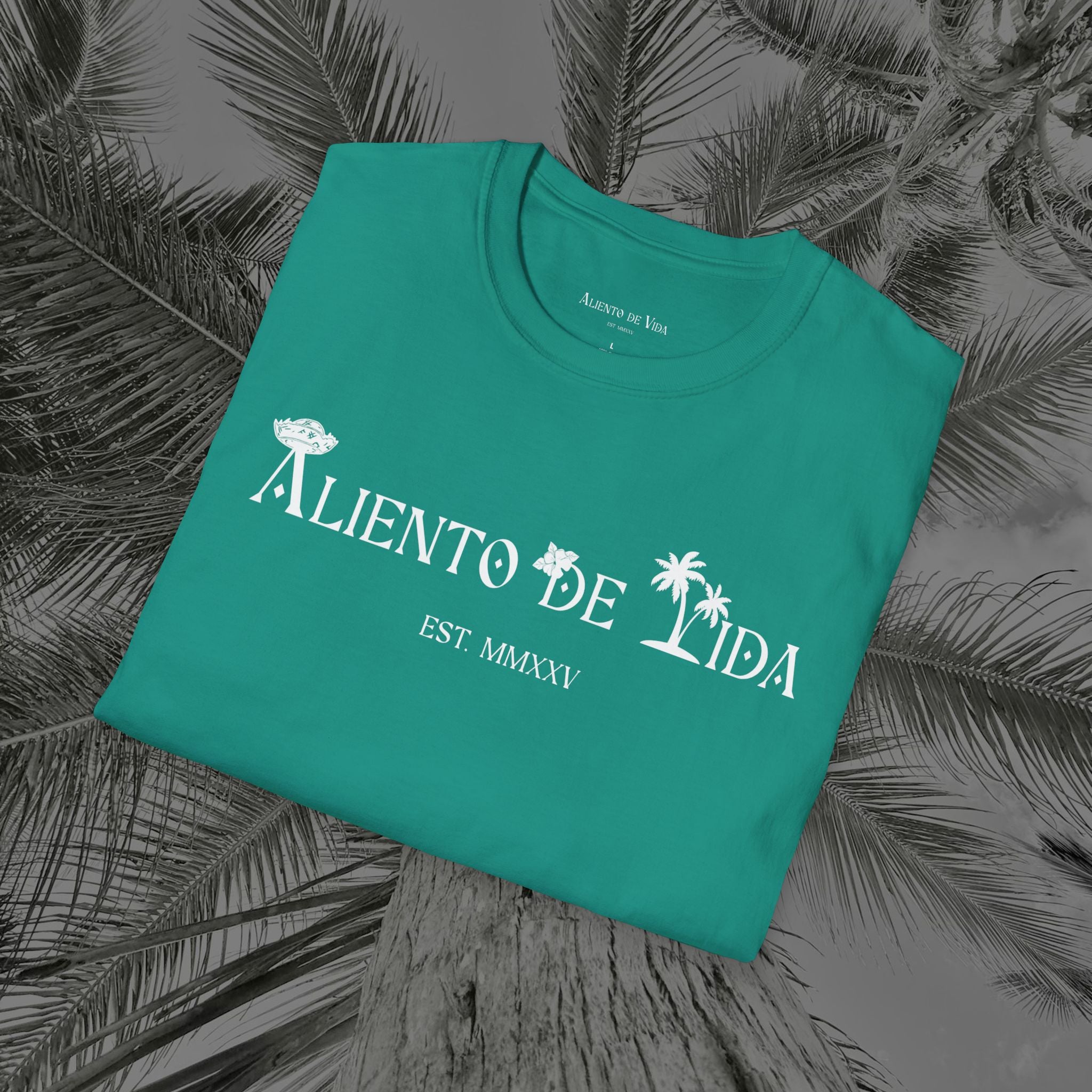 A Slice of Paradise - PR COLLECTION - (UNISEX) Soft style T-Shirt - Aliento De Vida