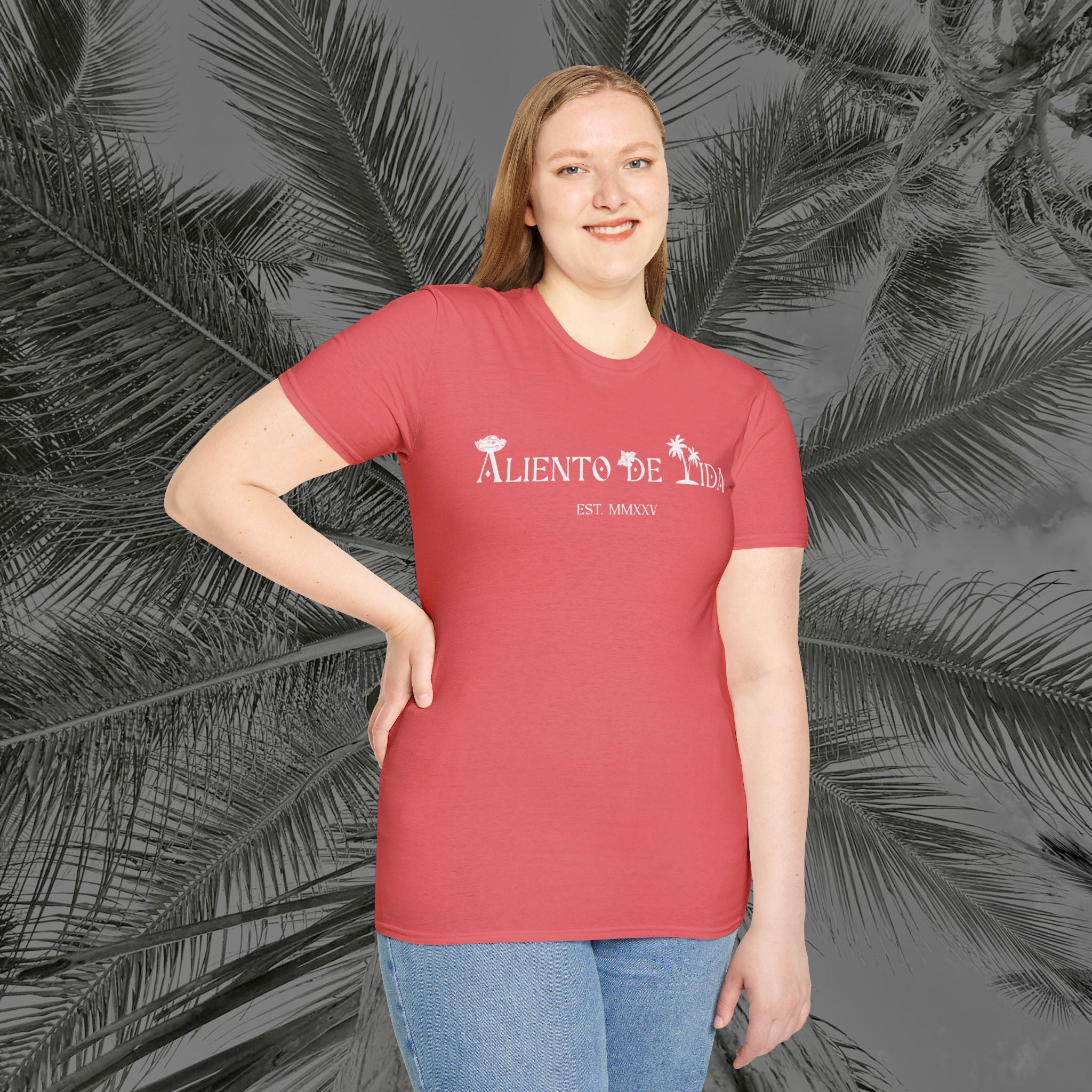 A Slice of Paradise - PR COLLECTION - (UNISEX) Soft style T-Shirt - Aliento De Vida