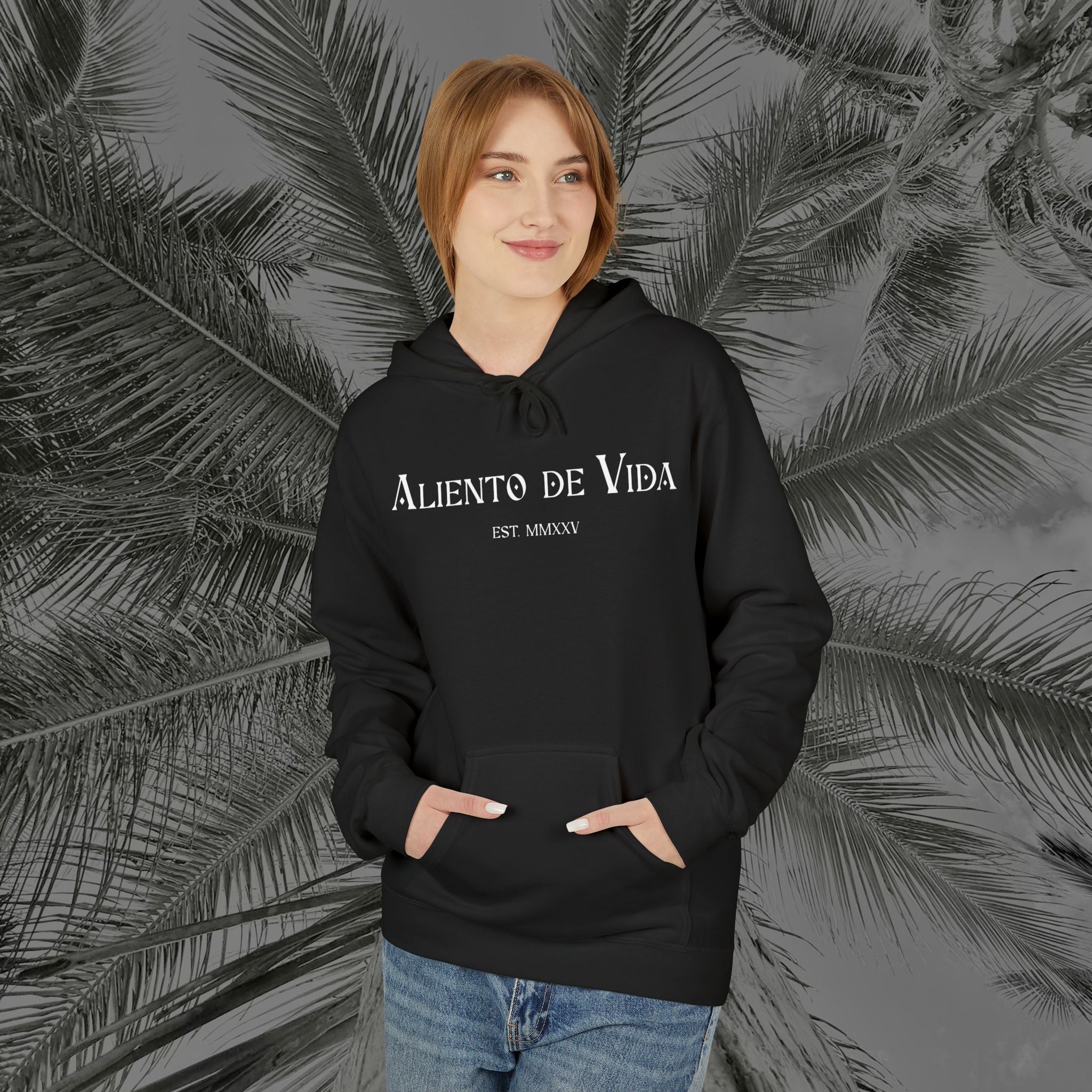 Throne of the Divine - (UNISEX) Midweight Fleece Hoodie - Aliento De Vida