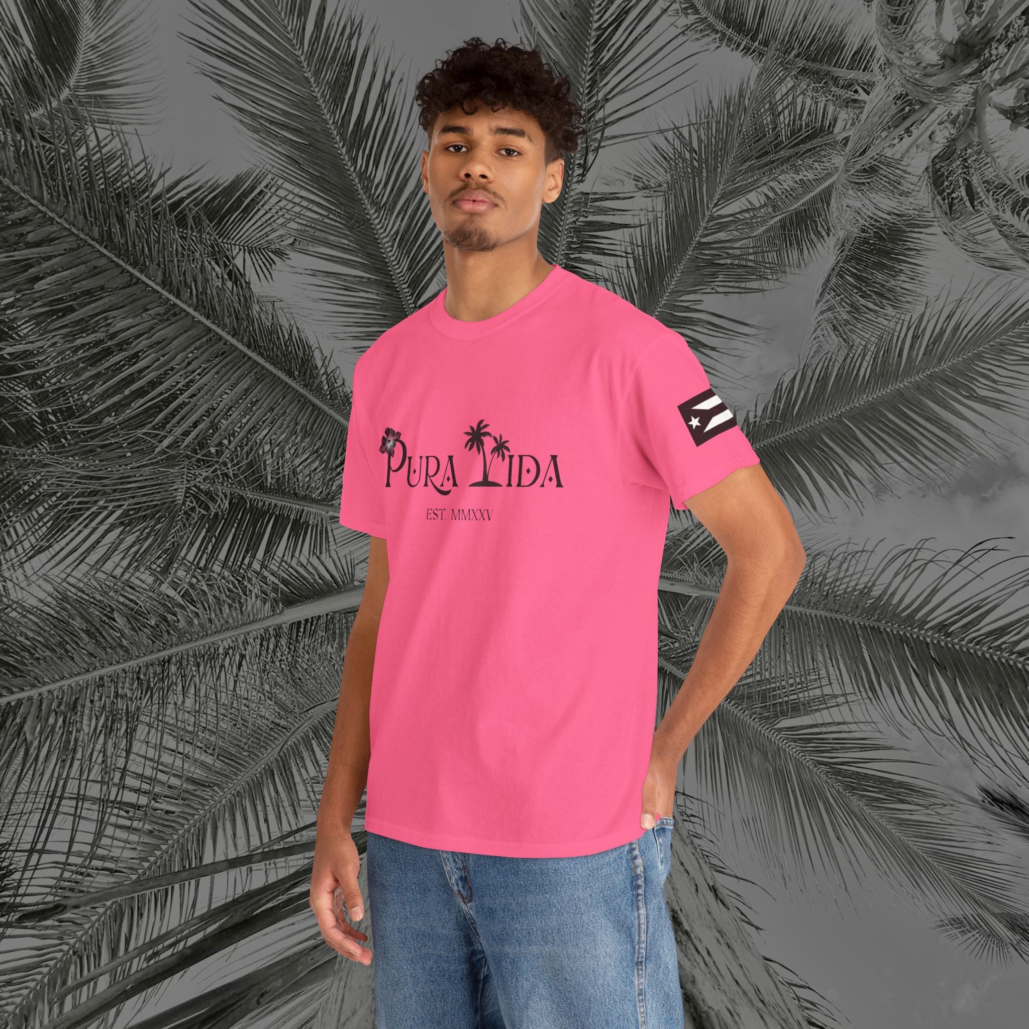Isla Vibrante - PR COLLECTION - (UNISEX) Heavy Cotton Tee - Aliento De Vida