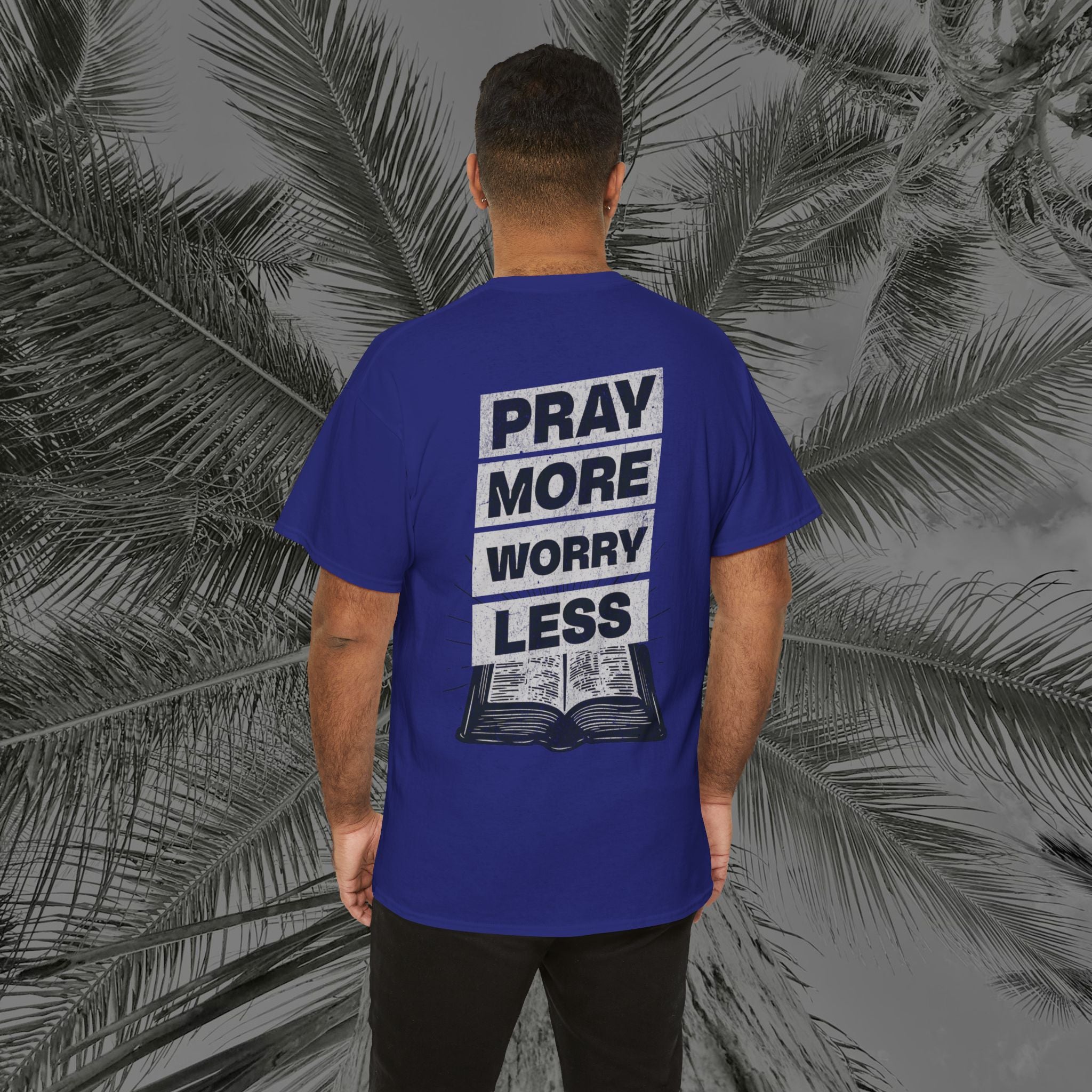 Peace Through Prayer - (UNISEX) Heavy Cotton Tee - Aliento De Vida