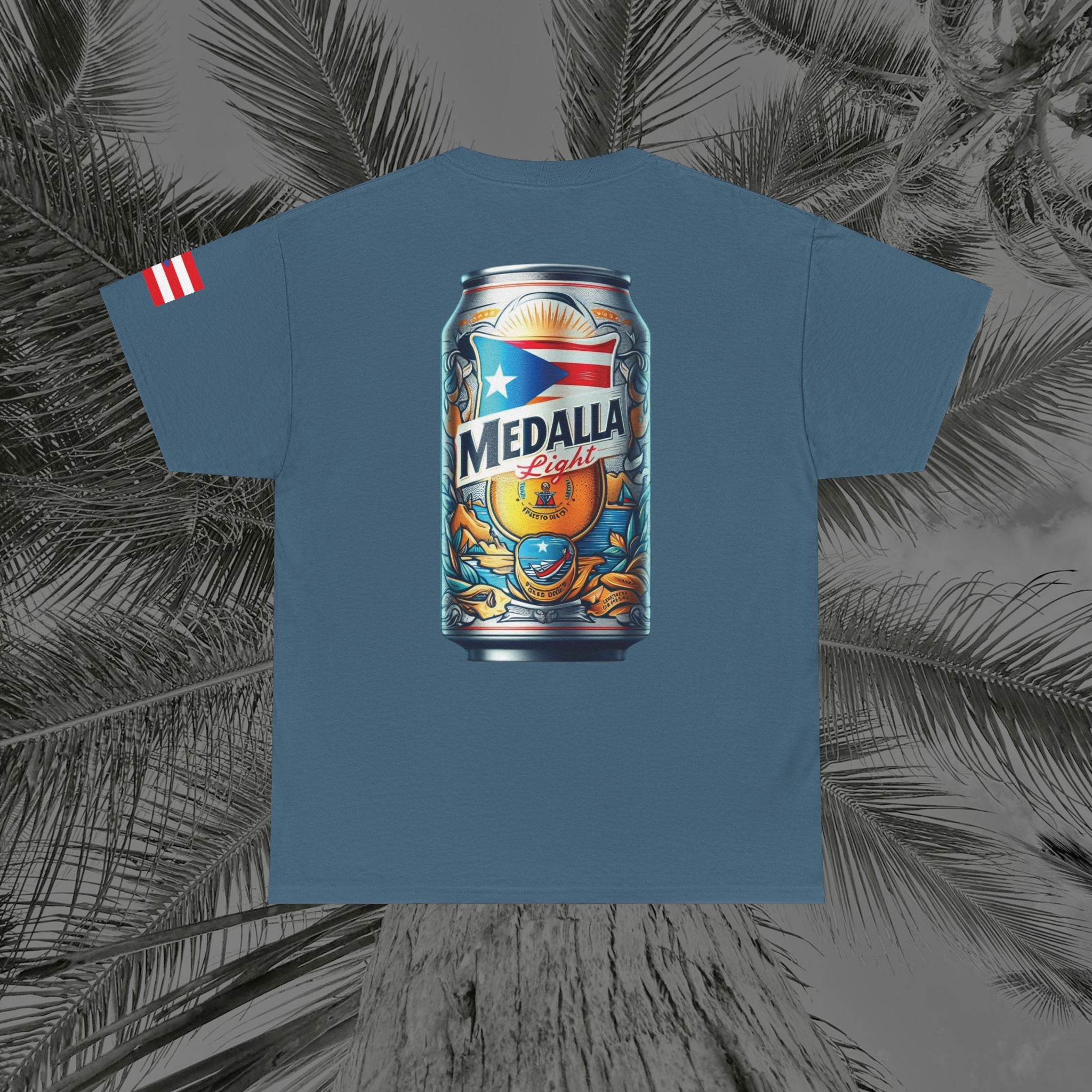 Crack Open A Unique Medalla - PR COLLECTION - (UNISEX) Heavy Cotton Tee - Aliento De Vida