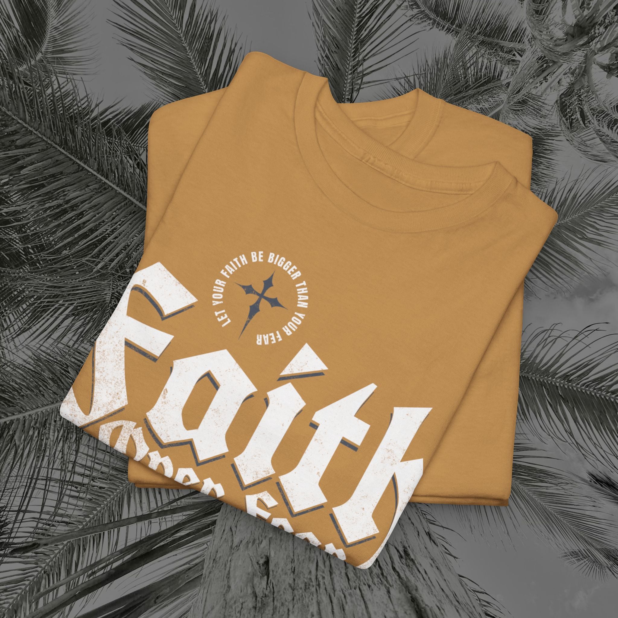 Faith Over Fear - (UNISEX) Heavy Cotton Tee - Aliento De Vida