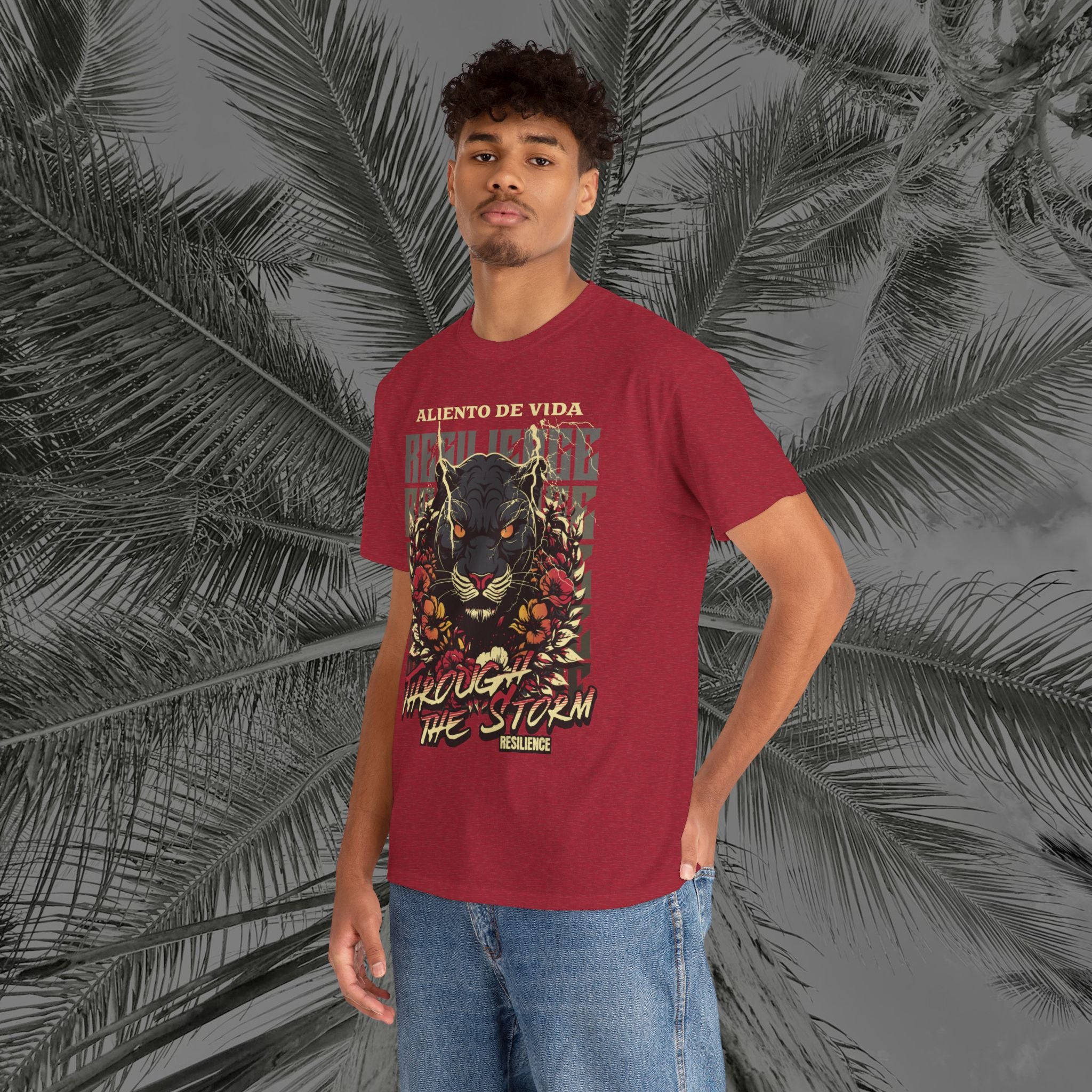 Rise of the Panther - (UNISEX) Heavy Cotton Tee - Aliento De Vida
