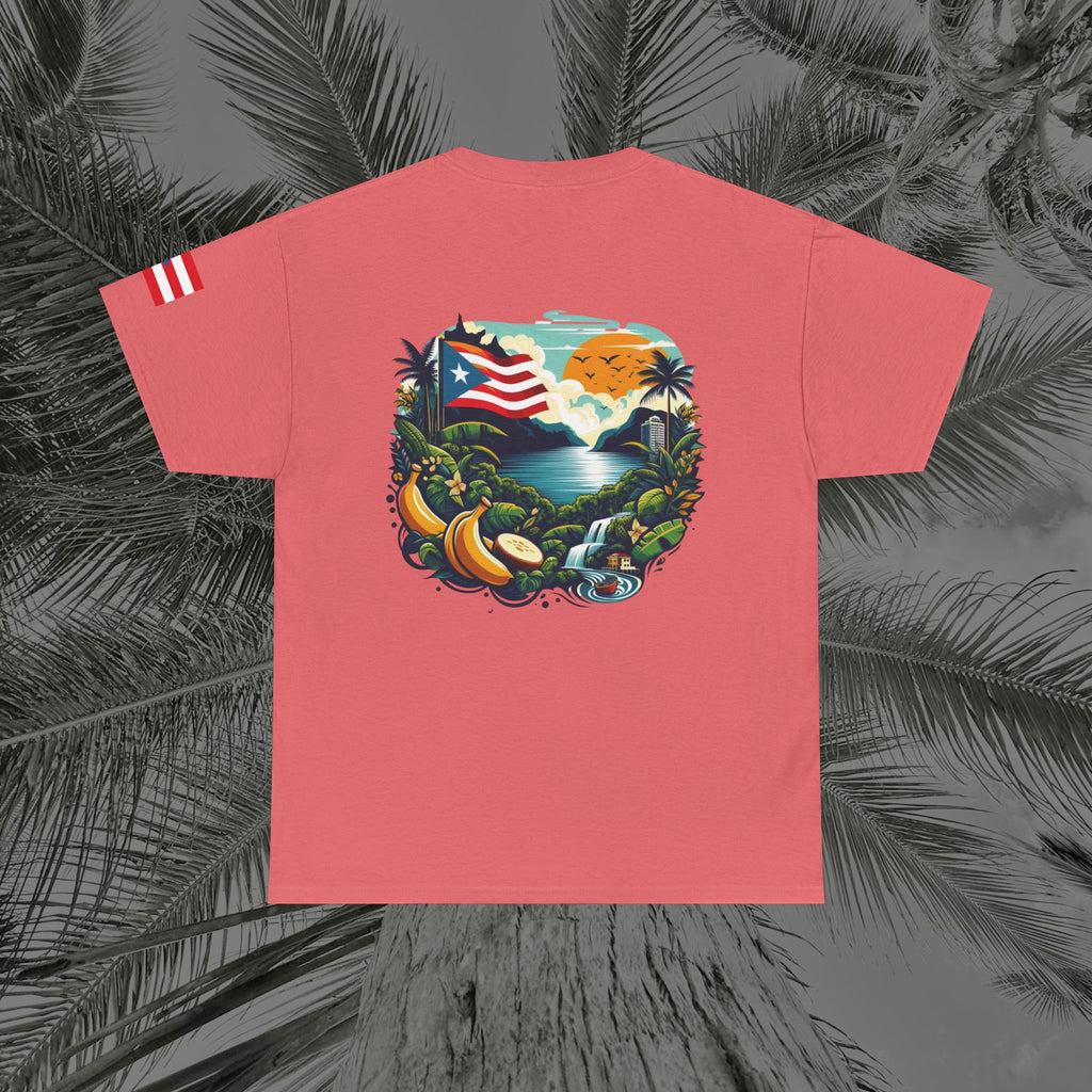 Borikén Sunrise - PR COLLECTION - (UNISEX) Heavy Cotton Tee - Aliento De Vida