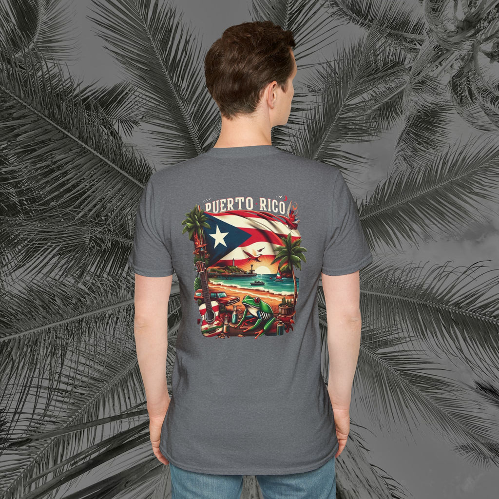 Coqui De La Playa - PR COLLECTION - (UNISEX) T-Shirt - Aliento De Vida