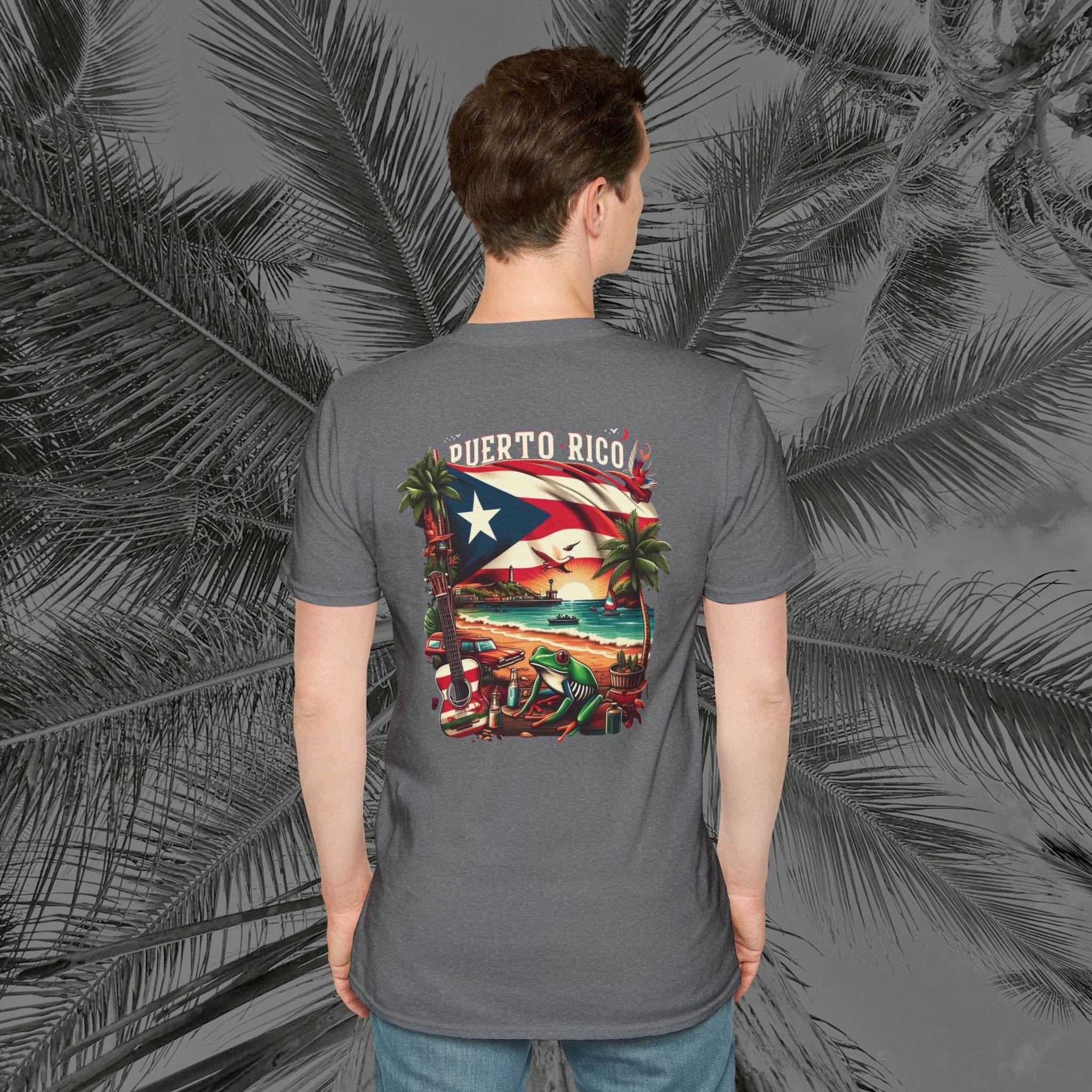 Coqui De La Playa - PR COLLECTION - (UNISEX) T-Shirt - Aliento De Vida
