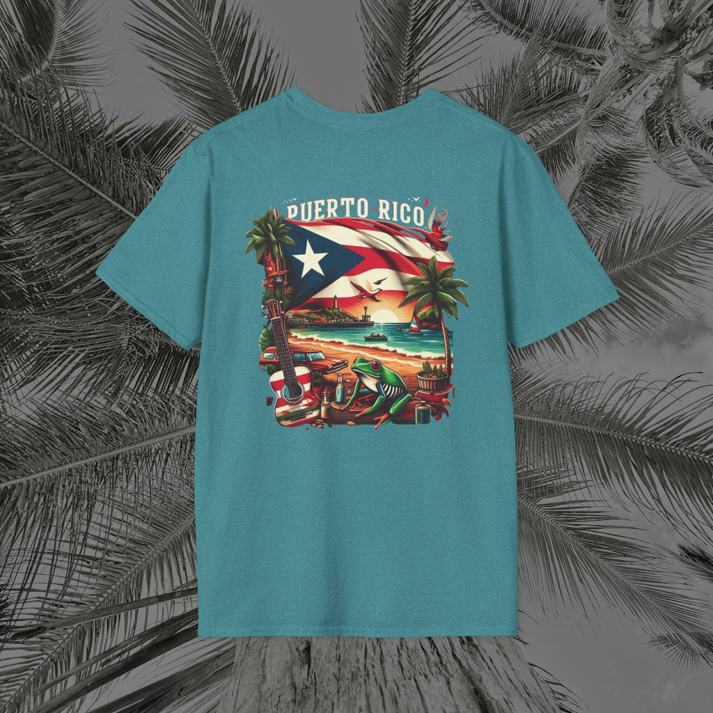 Coqui De La Playa - PR COLLECTION - (UNISEX) T-Shirt - Aliento De Vida
