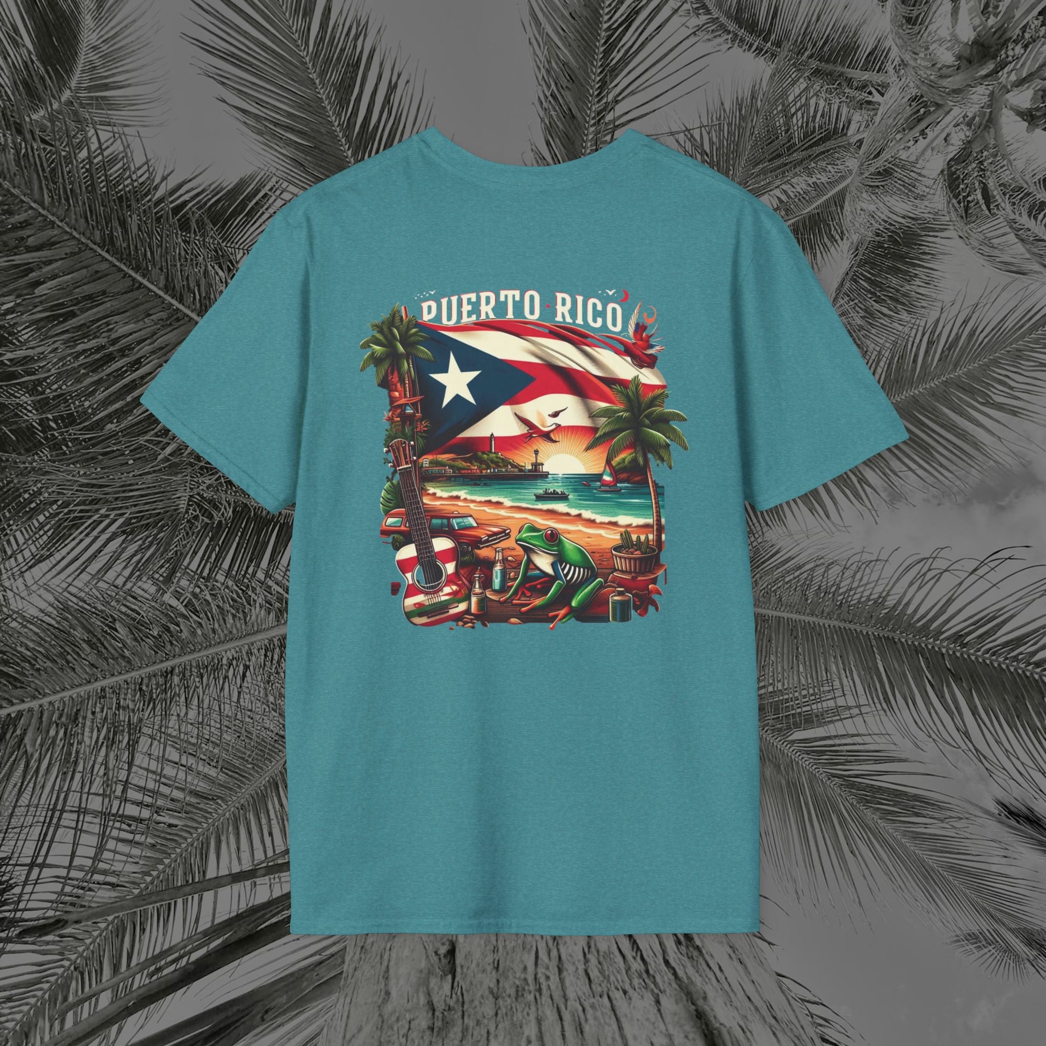 Coqui De La Playa - PR COLLECTION - (UNISEX) T-Shirt - Aliento De Vida