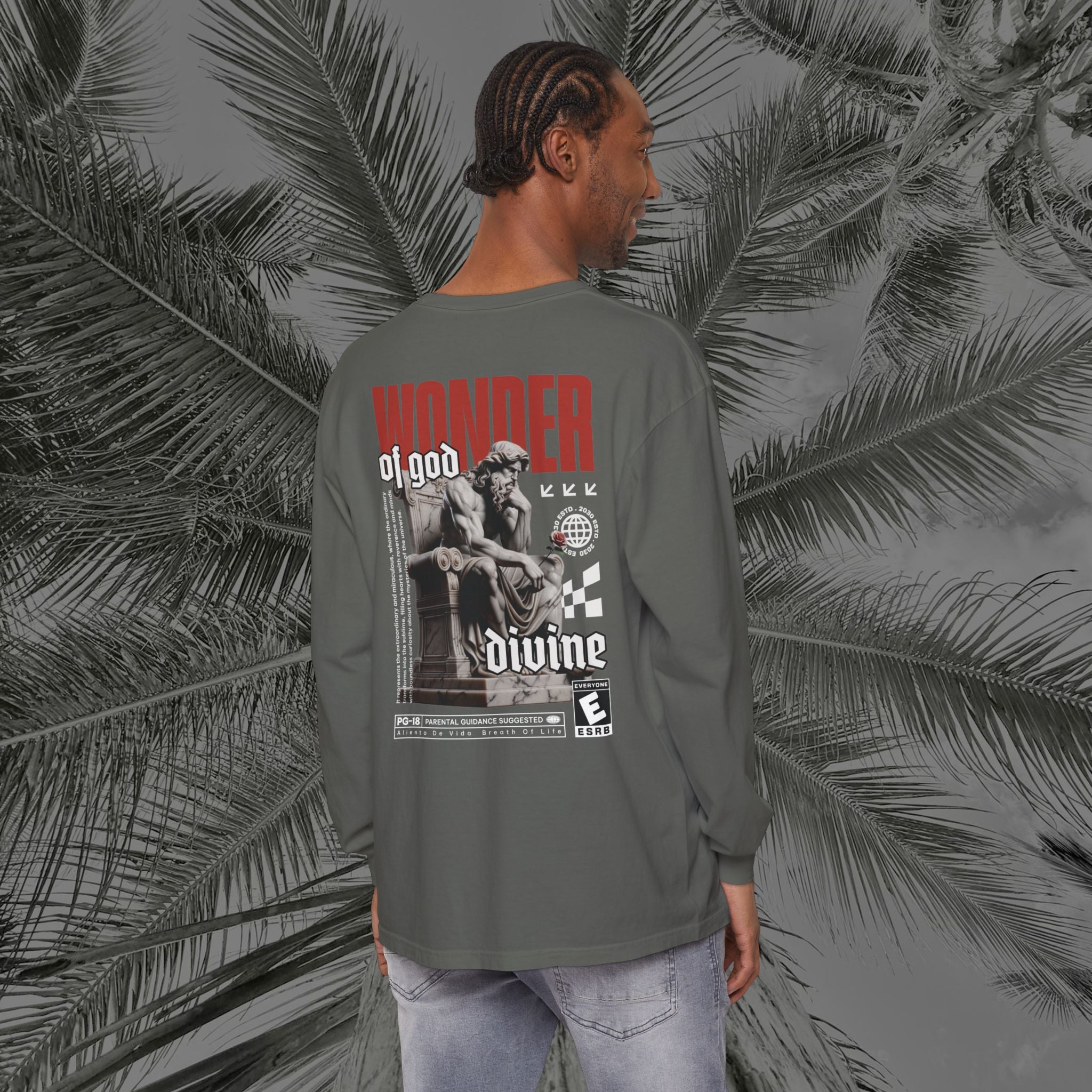 Throne of the Divine - (UNISEX) Long Sleeve Shirt - Aliento De Vida