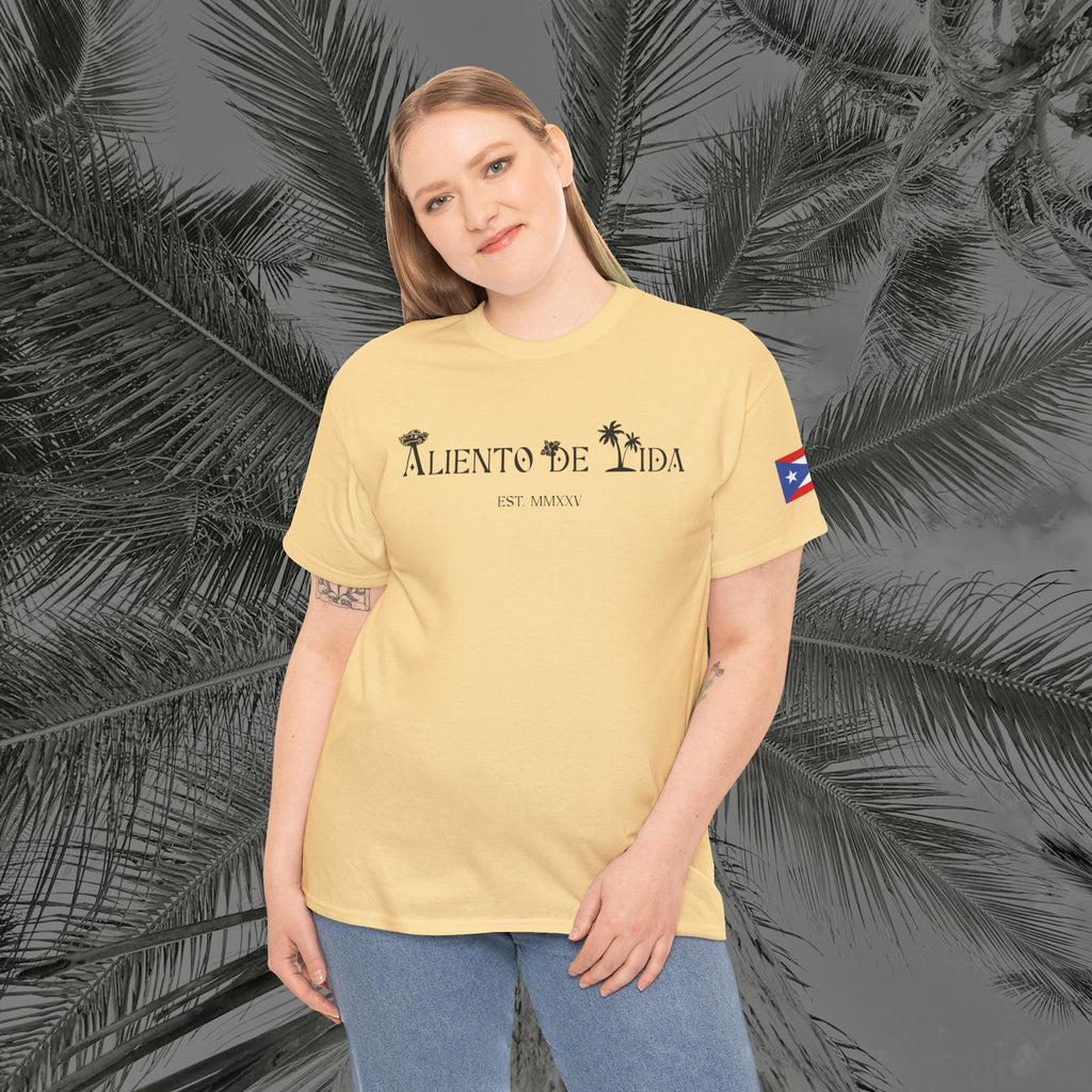 WE ARE PUERTO RICAN - PR COLLECTION - (UNISEX) Heavy Cotton Tee - Aliento De Vida