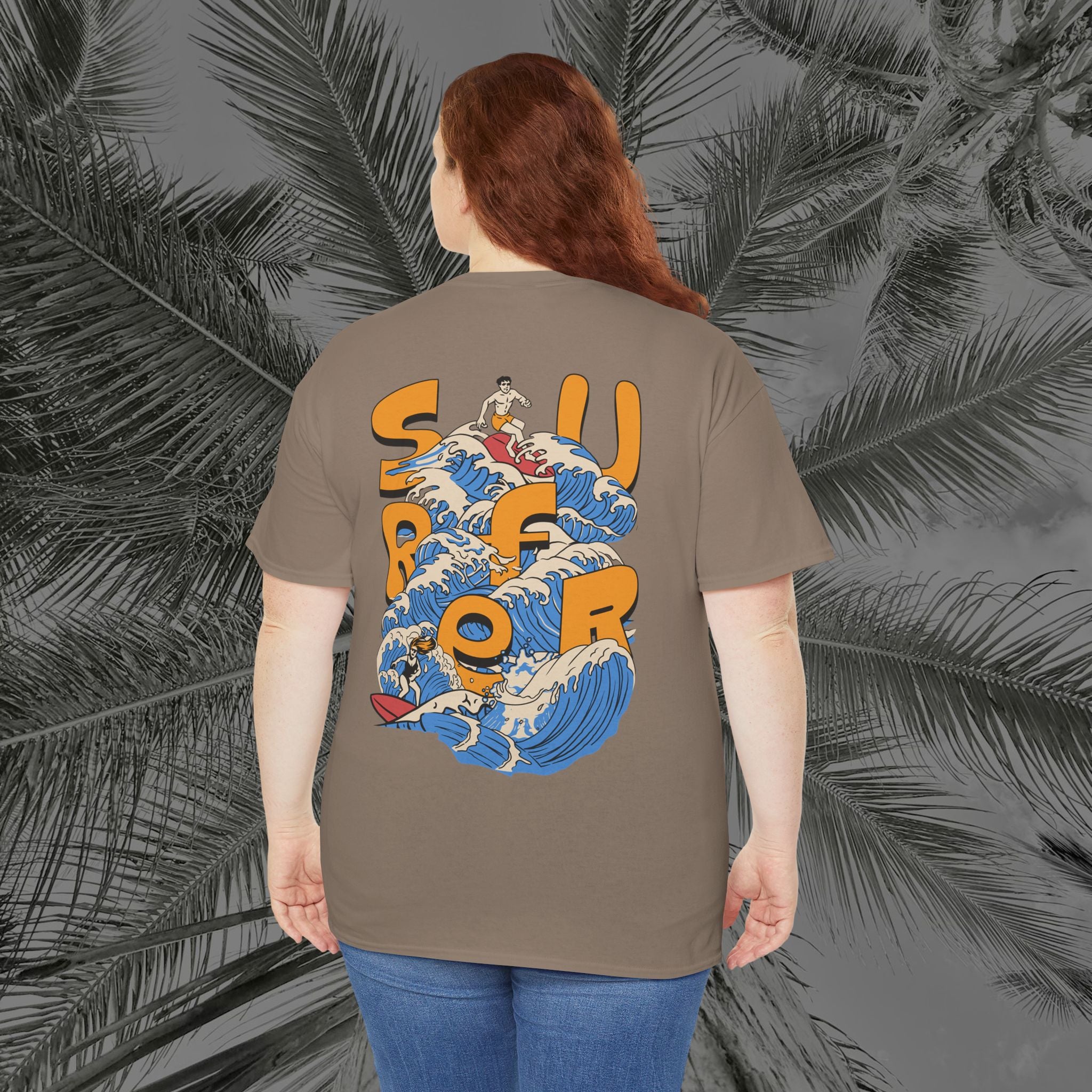 Ocean Motion - (UNISEX) Heavy Cotton Tee - Aliento De Vida