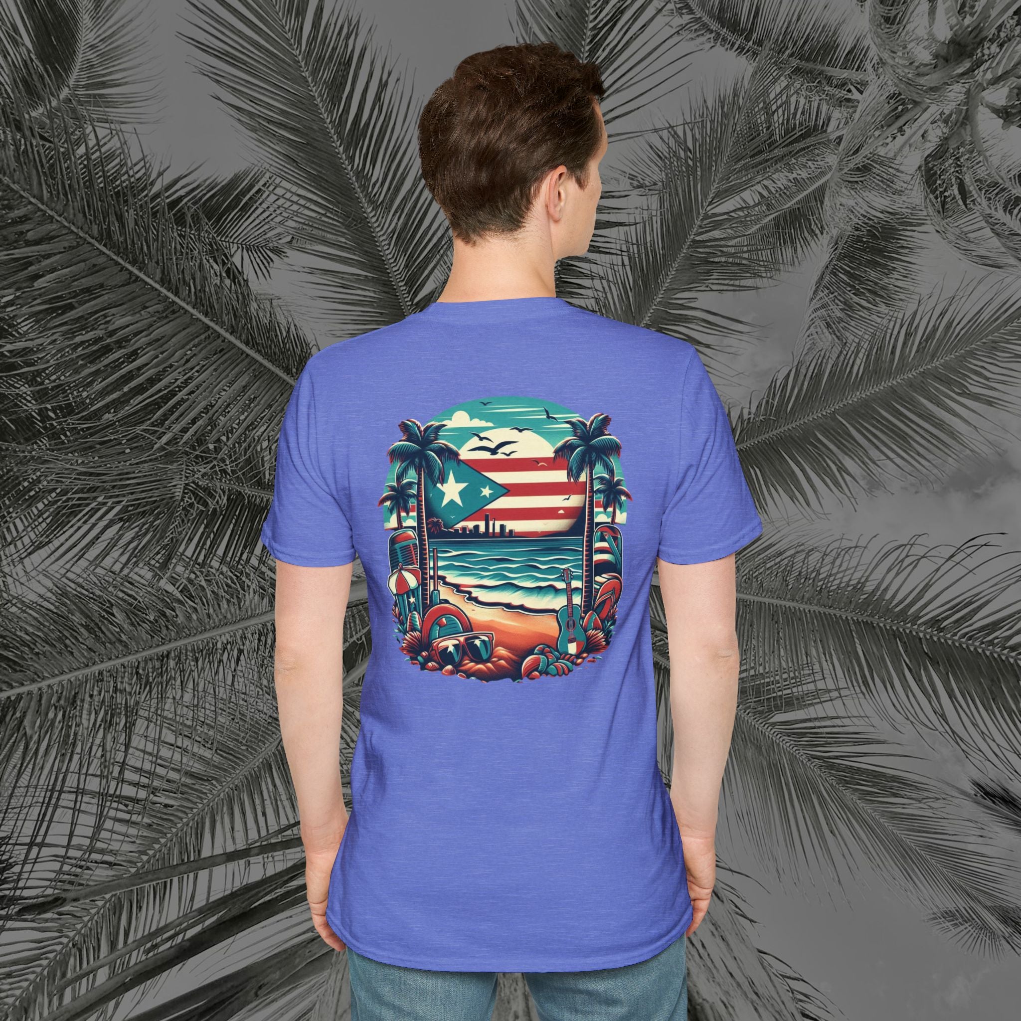 A Slice of Paradise - PR COLLECTION - (UNISEX) Soft style T-Shirt - Aliento De Vida