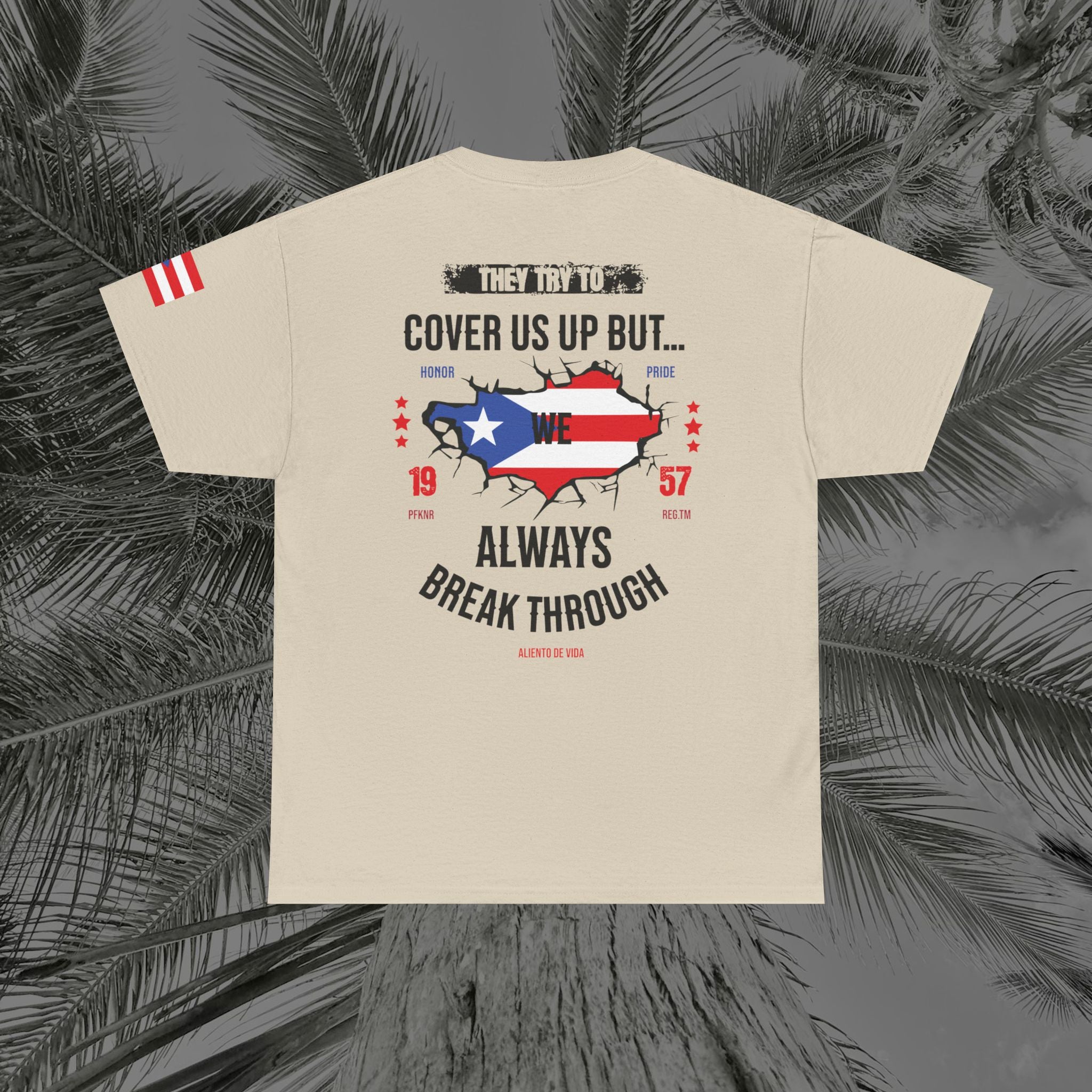 WE ARE PUERTO RICAN - PR COLLECTION - (UNISEX) Heavy Cotton Tee - Aliento De Vida