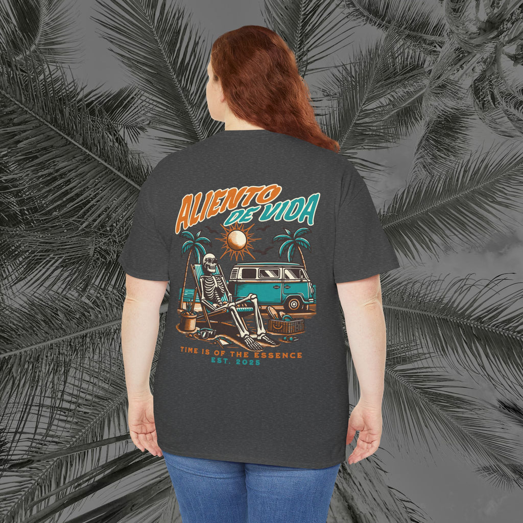 Beach, Please—I’m Dead - (UNISEX) Heavy Cotton T-Shirt - Aliento De Vida