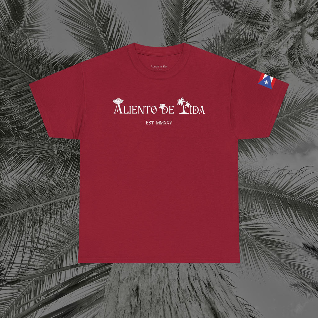 Island Cruiser - PR COLLECTION - (UNISEX) Heavy Cotton Tee - Aliento De Vida