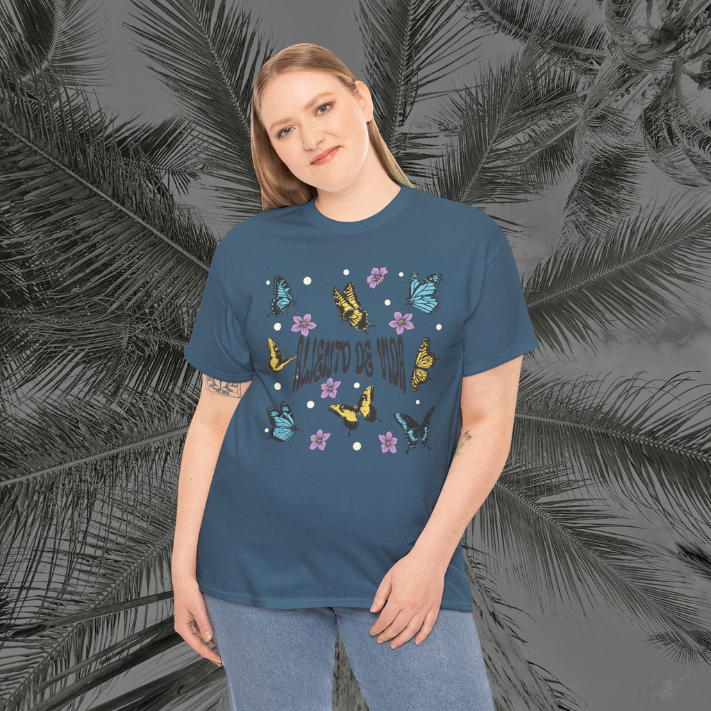 Butterfly Effect #2 - (UNISEX) Heavy Cotton T-Shirt - Aliento De Vida