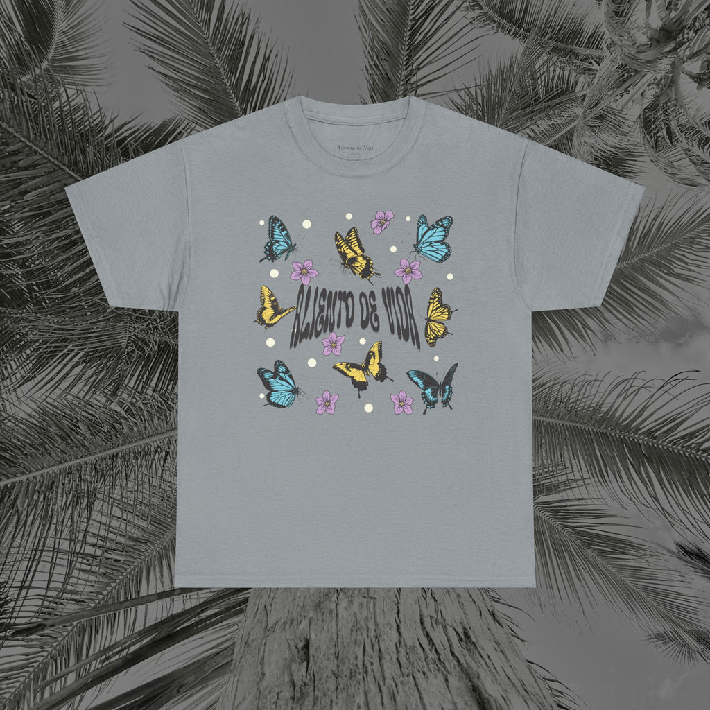 Butterfly Effect #2 - (UNISEX) Heavy Cotton T-Shirt - Aliento De Vida