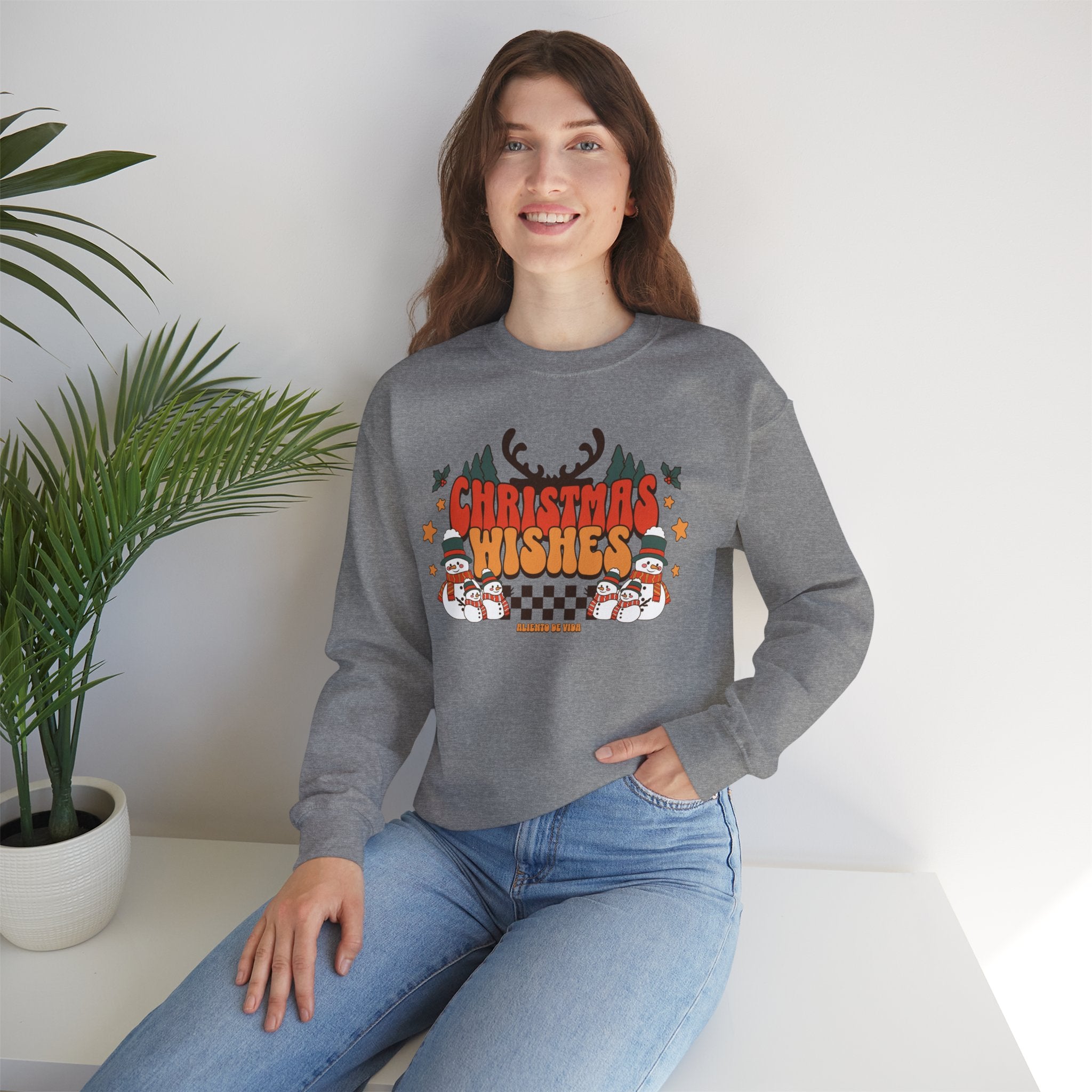 Chillin’ With My Snowmies - (UNISEX) Cozy Crewneck Sweatshirt - Aliento De Vida