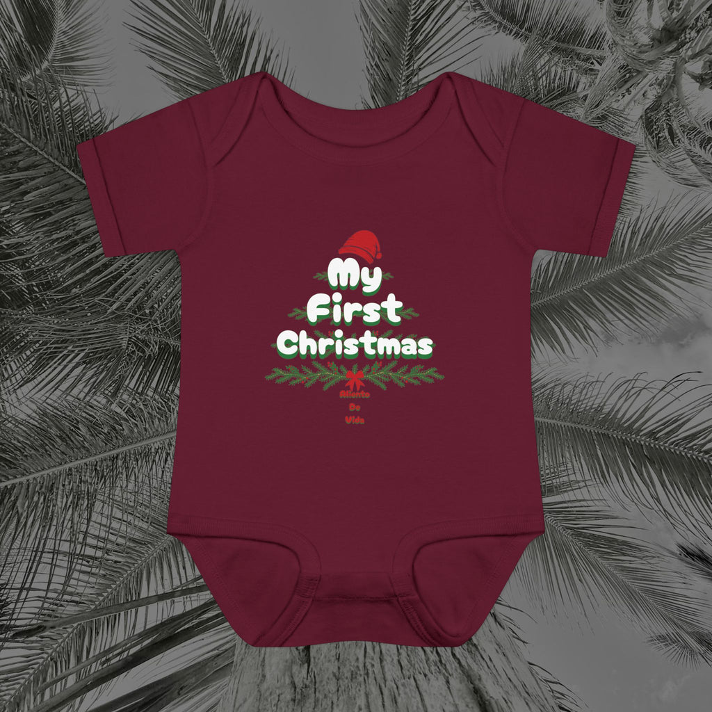 Tiny Claus in Training - (UNISEX) Baby Bodysuit / Infant Onesie - Aliento De Vida