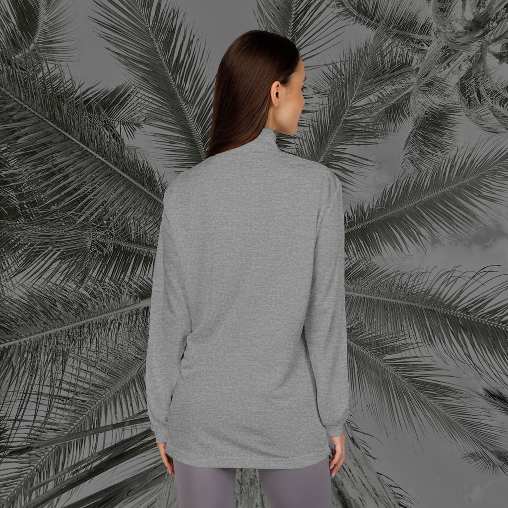 Adidas® Quarter-Zip Pullover - Embroidery for Active Lifestyle - (UNISEX) - Aliento De Vida